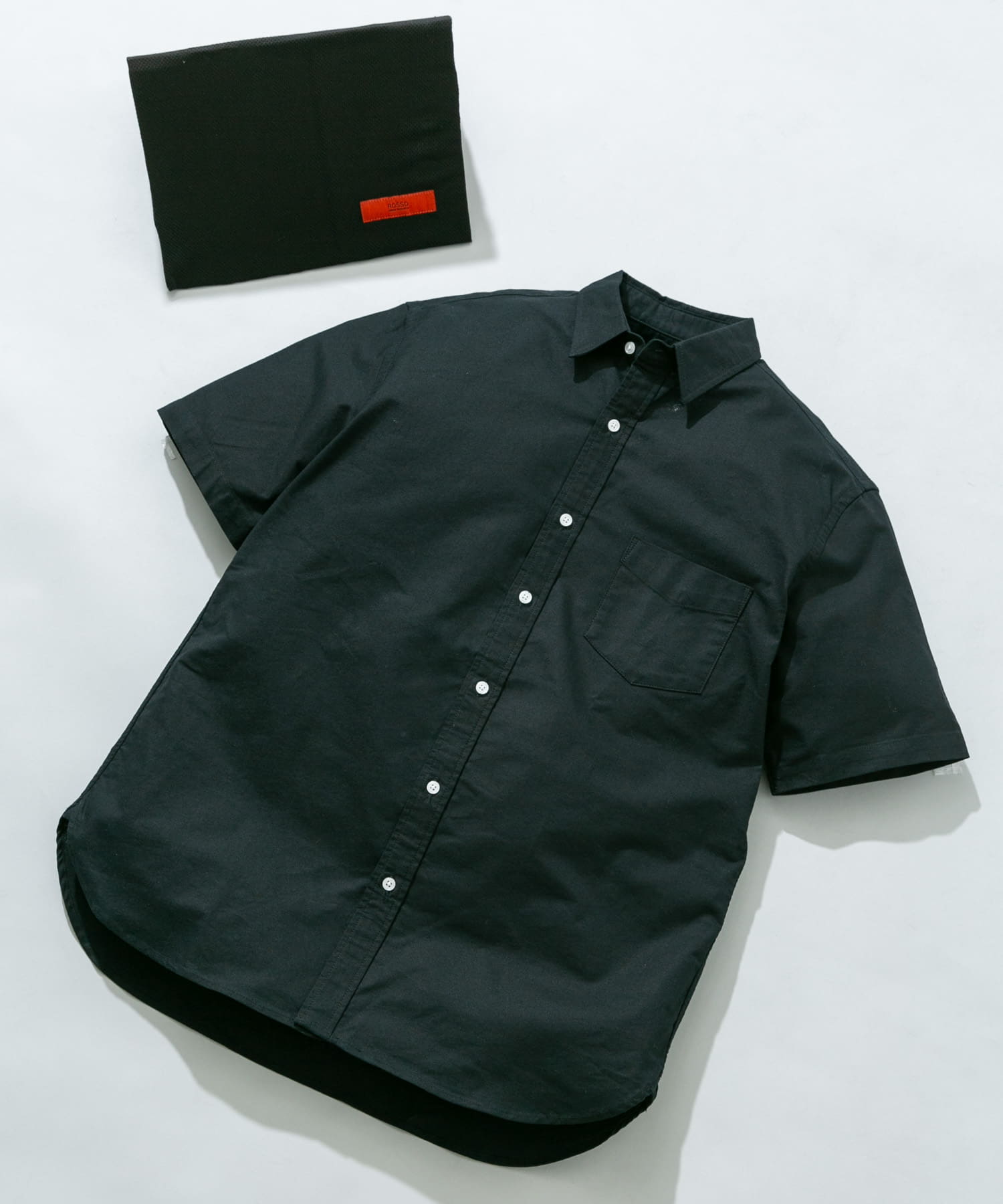 『WEB限定』『抗菌/消臭』『XXLサイズあり』ハイパフォーマンスオックス半袖シャツ BLACK S