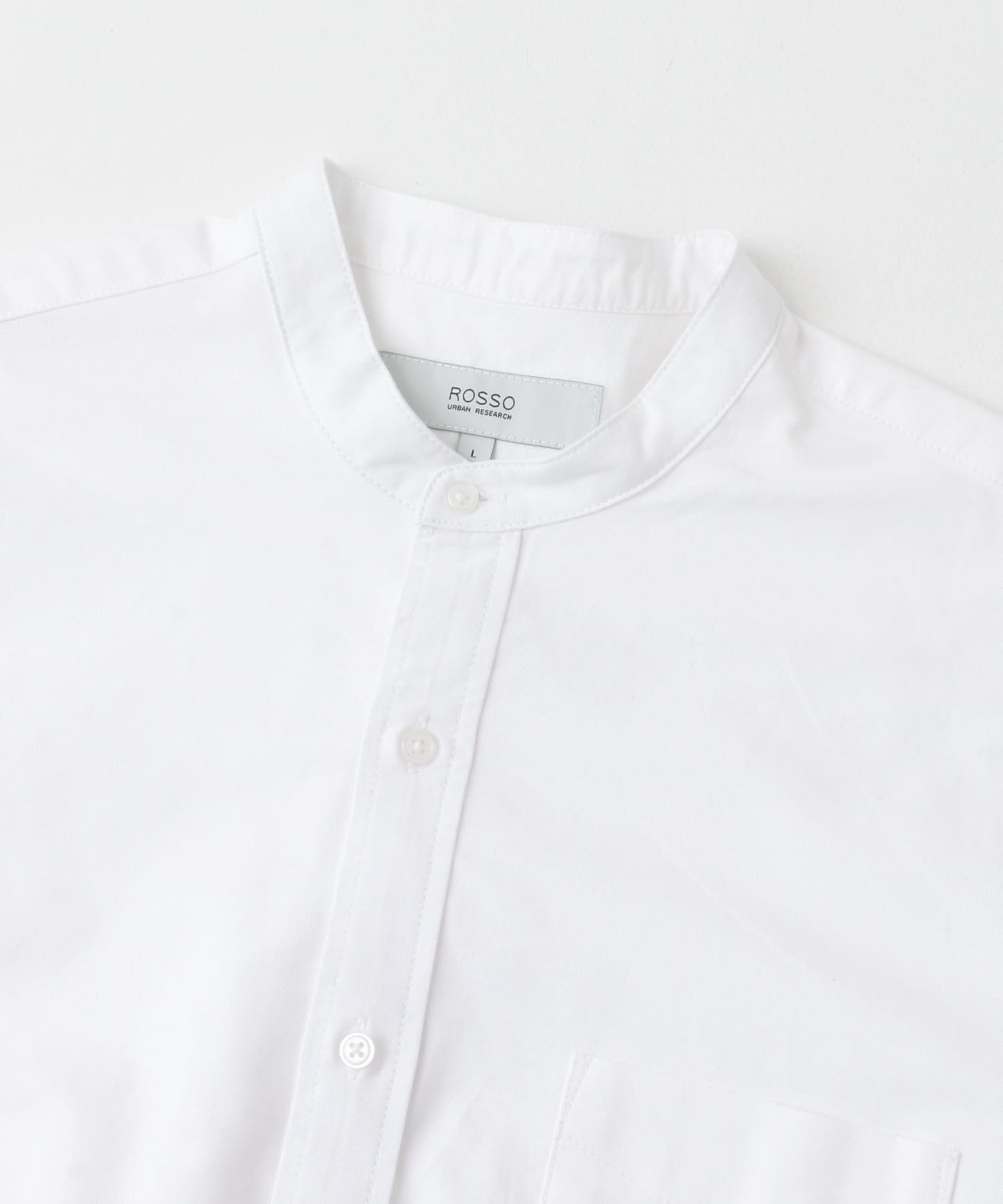 『WEB限定』『抗菌/消臭』『XXLサイズあり』ハイパフォーマンスバンドカラー半袖シャツ WHITE S