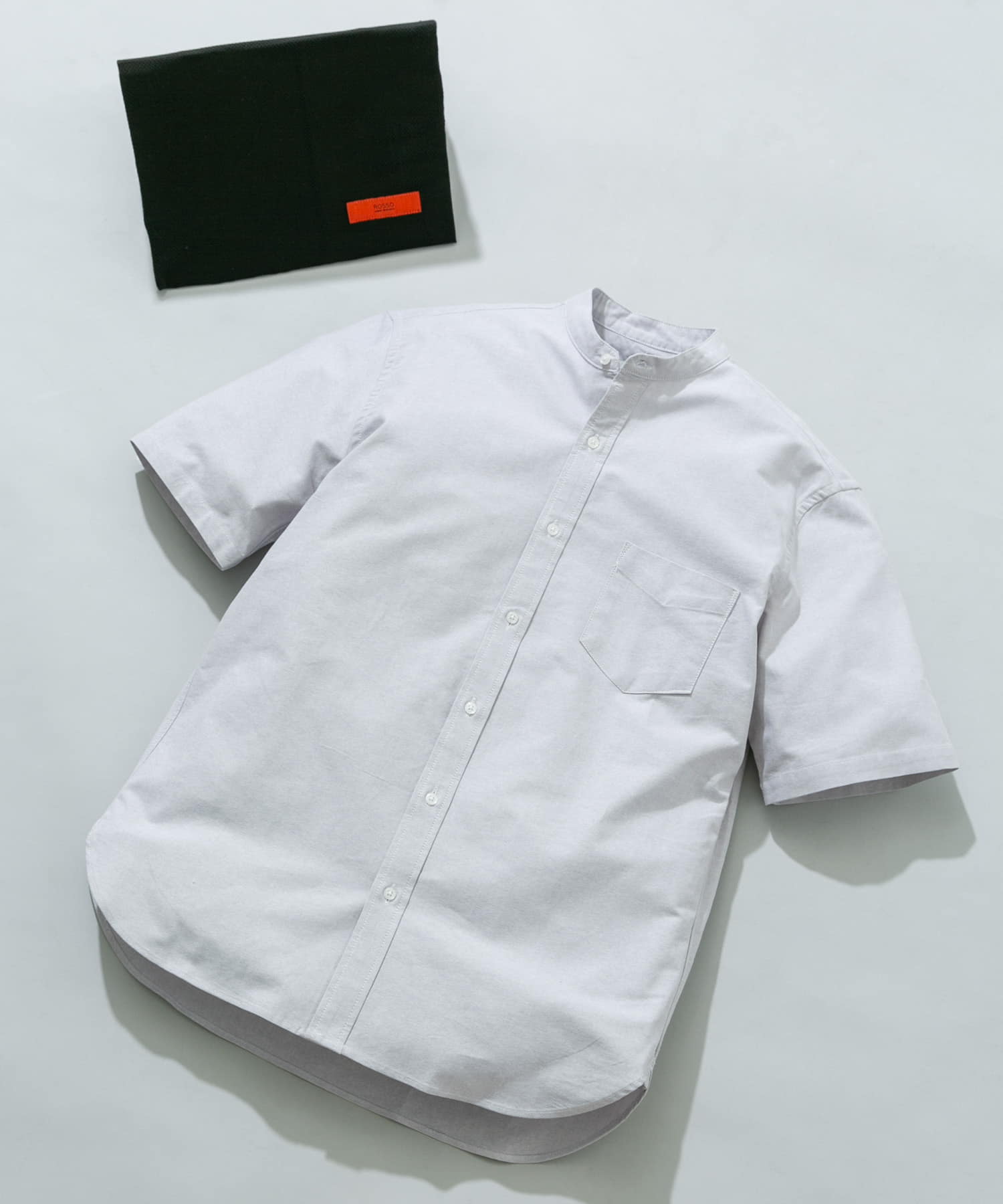 『WEB限定』『抗菌/消臭』『XXLサイズあり』ハイパフォーマンスバンドカラー半袖シャツ GRAY S