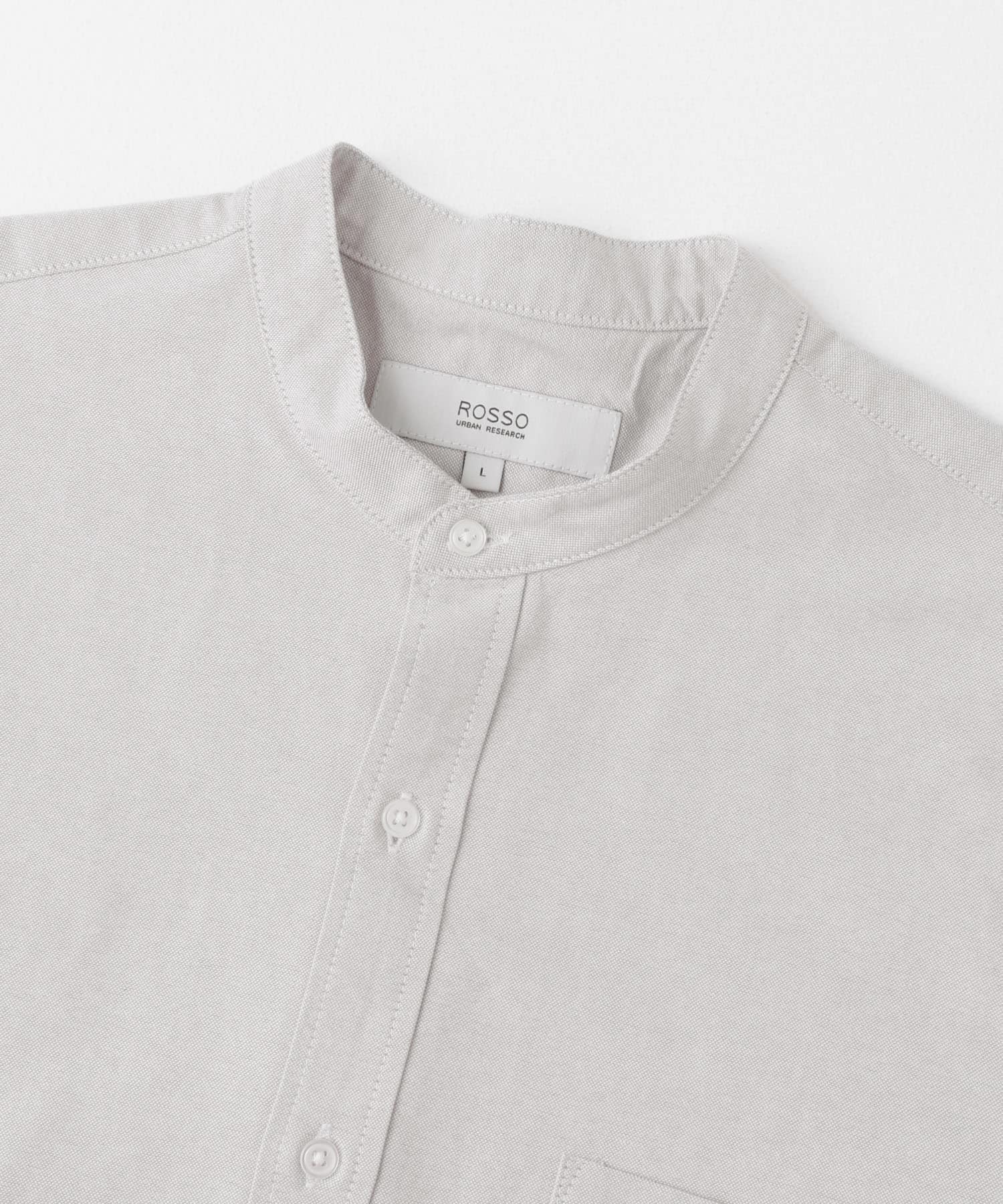 『WEB限定』『抗菌/消臭』『XXLサイズあり』ハイパフォーマンスバンドカラー半袖シャツ GRAY S