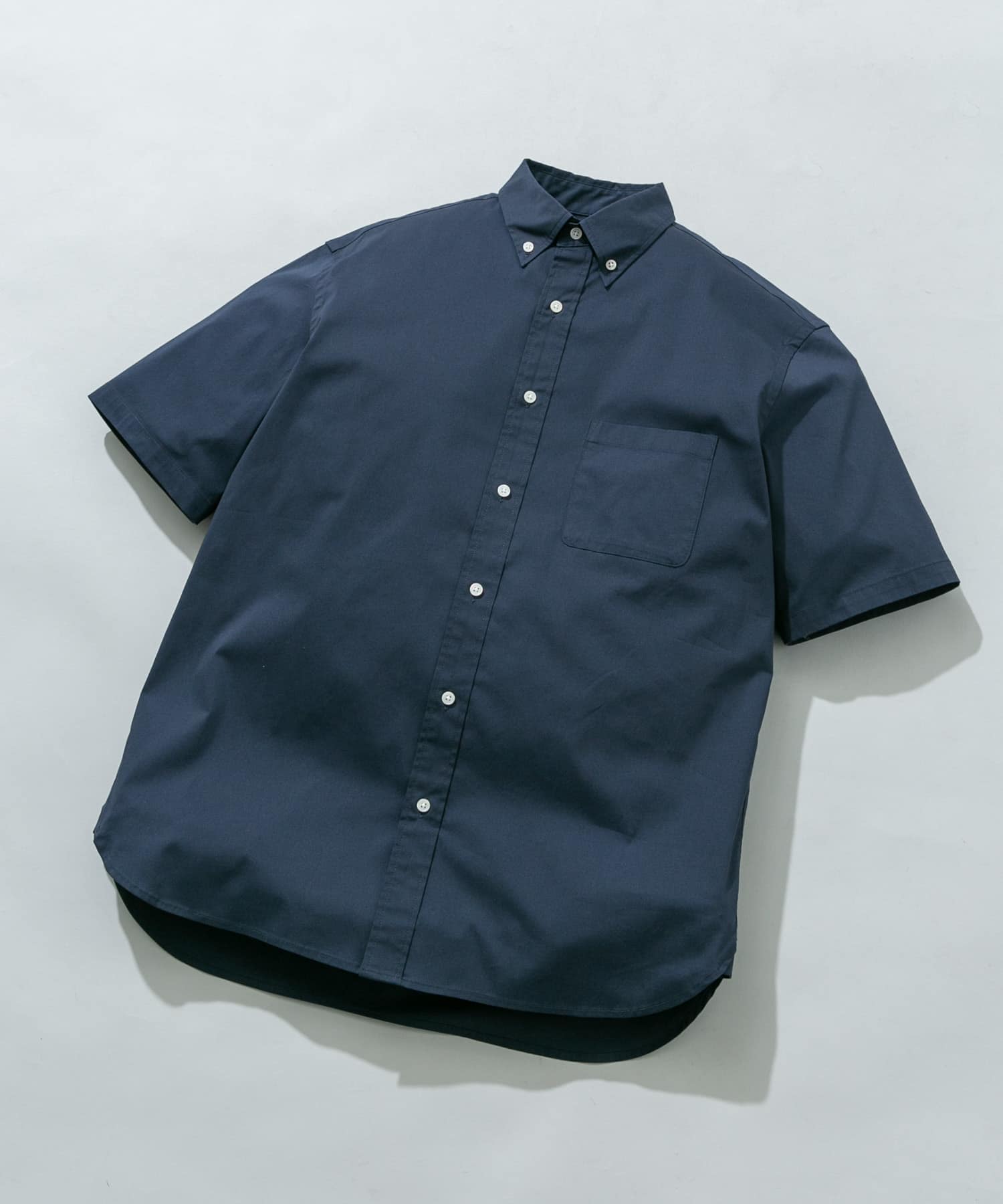 『イージーケア』『XLサイズあり』ハイパフォーマンス快適ショートスリーブシャツ NAVY S
