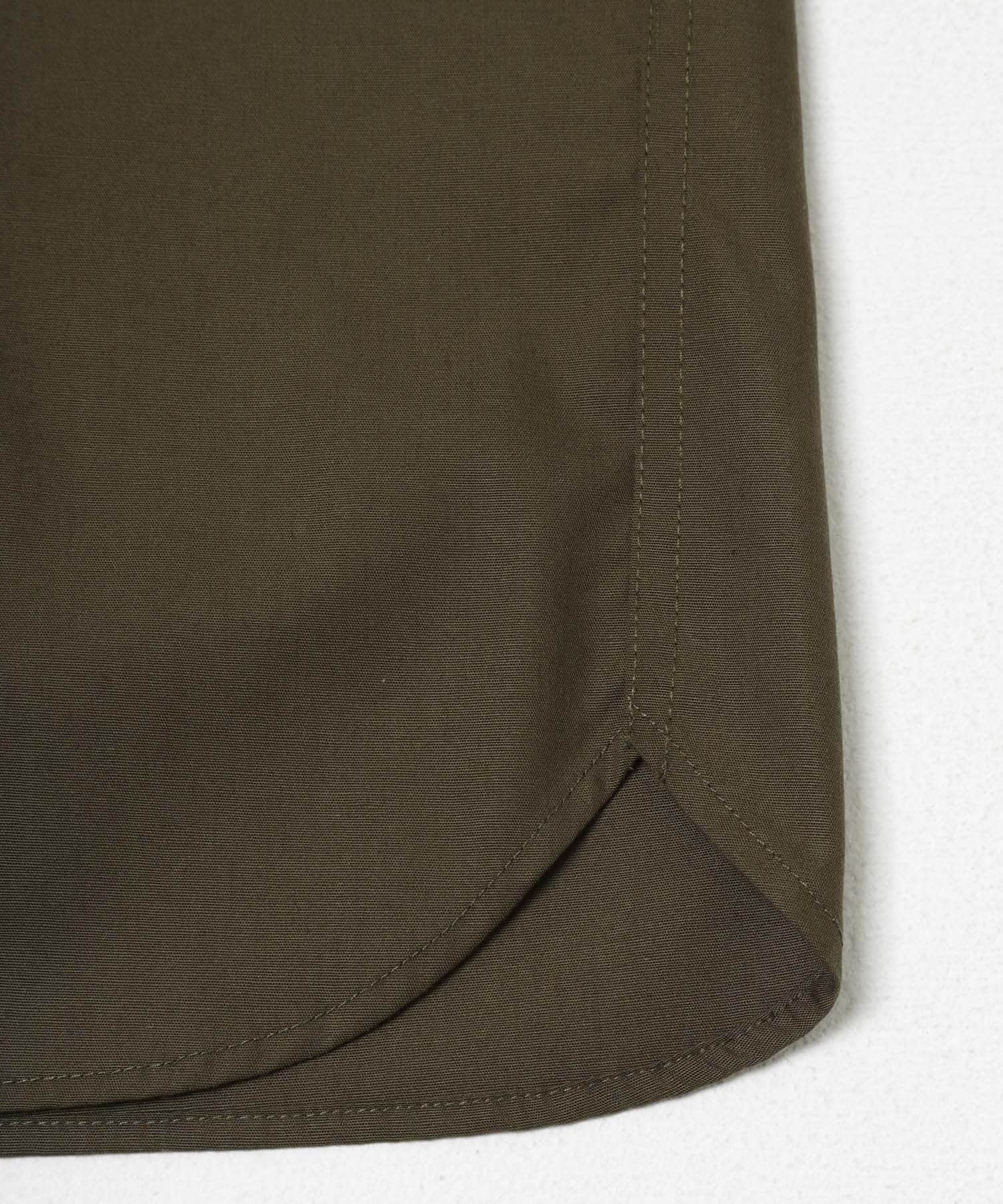 『XLサイズあり』『防シワ/防臭』アーバンリラックスブロード半袖シャツ KHAKI S