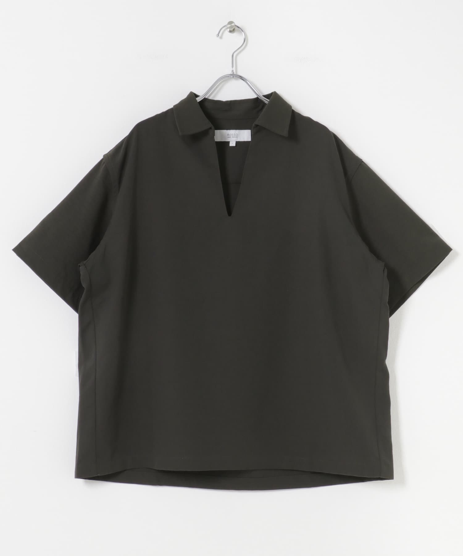 『セットアップ対応』『防シワ/速乾』ドライイージースキッパーシャツ CHARCOAL M