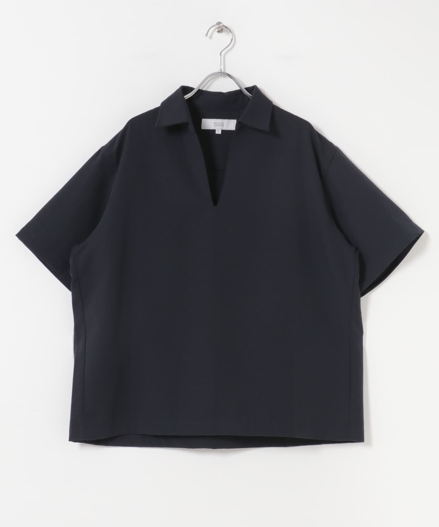 『セットアップ対応』『防シワ/速乾』ドライイージースキッパーシャツ NAVY M