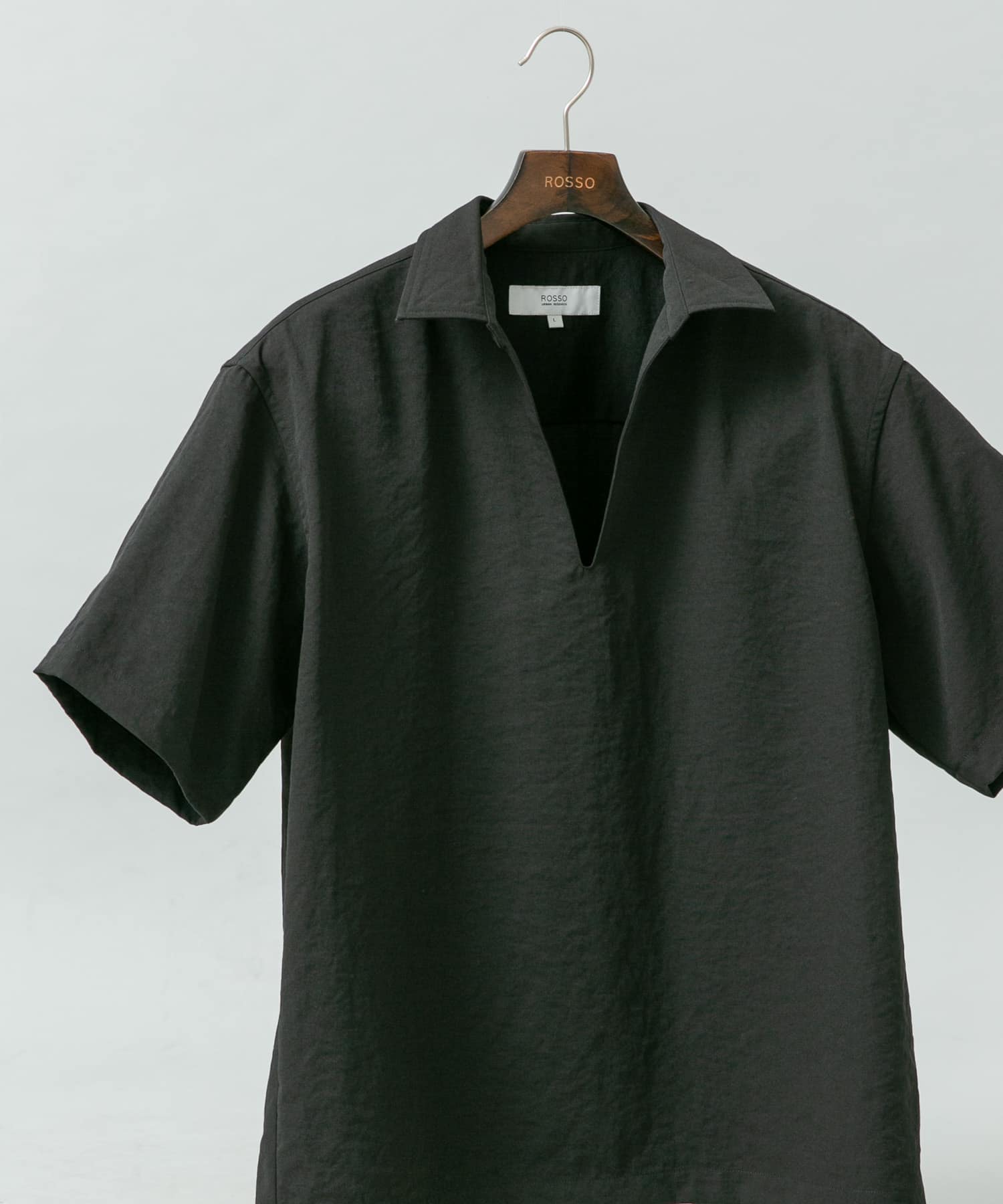 『セットアップ対応』『防シワ/速乾』ドライイージースキッパーシャツ BLACK M