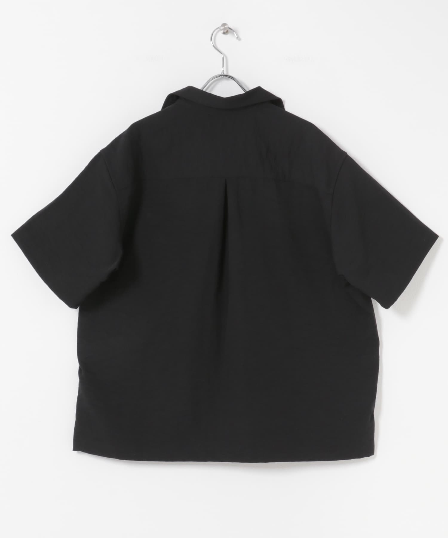 『セットアップ対応』『防シワ/速乾』ドライイージースキッパーシャツ BLACK M