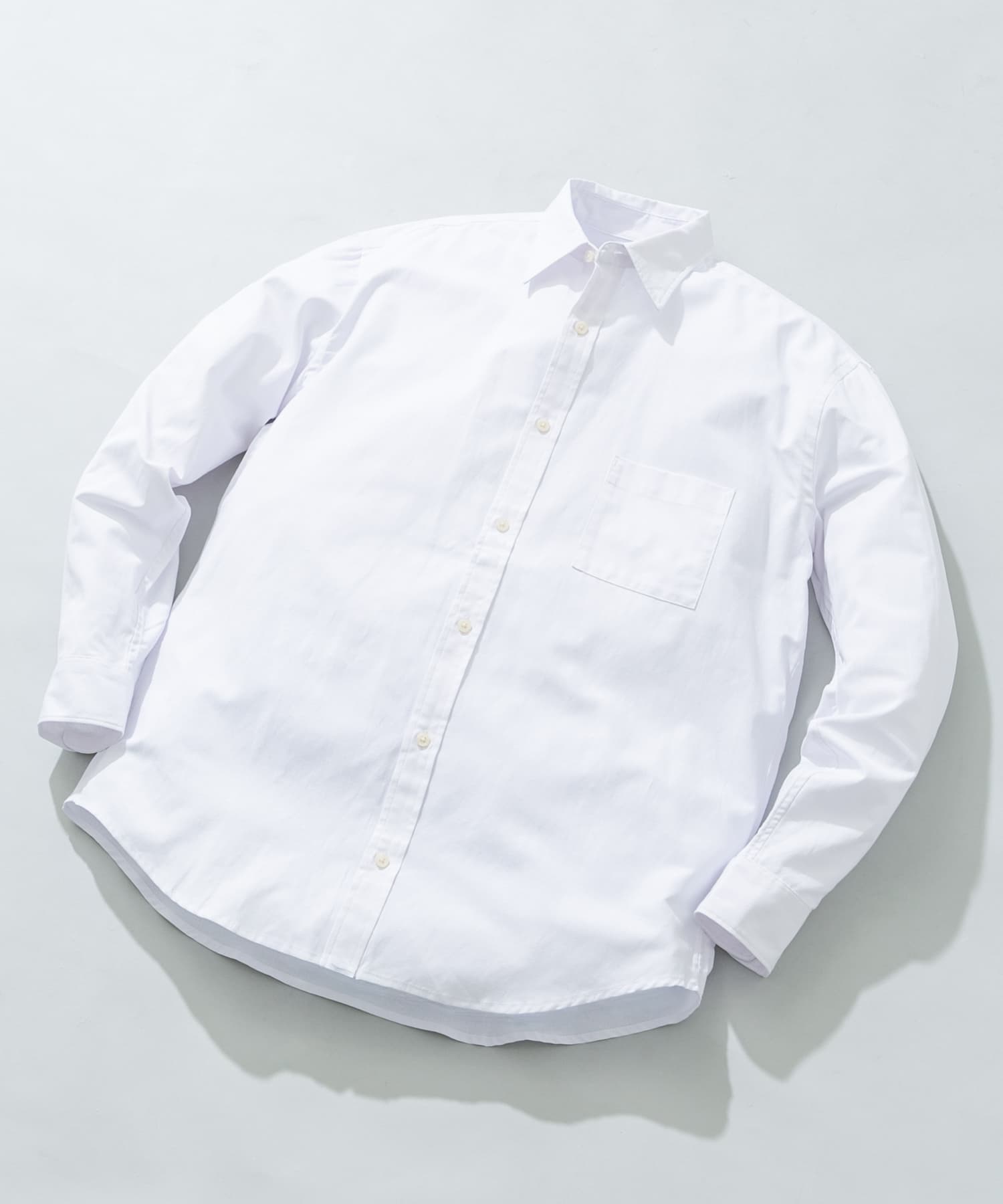 『WEB限定』『イージーケア』『XLサイズあり』アーバンリラックスリネンシャツ WHITE S