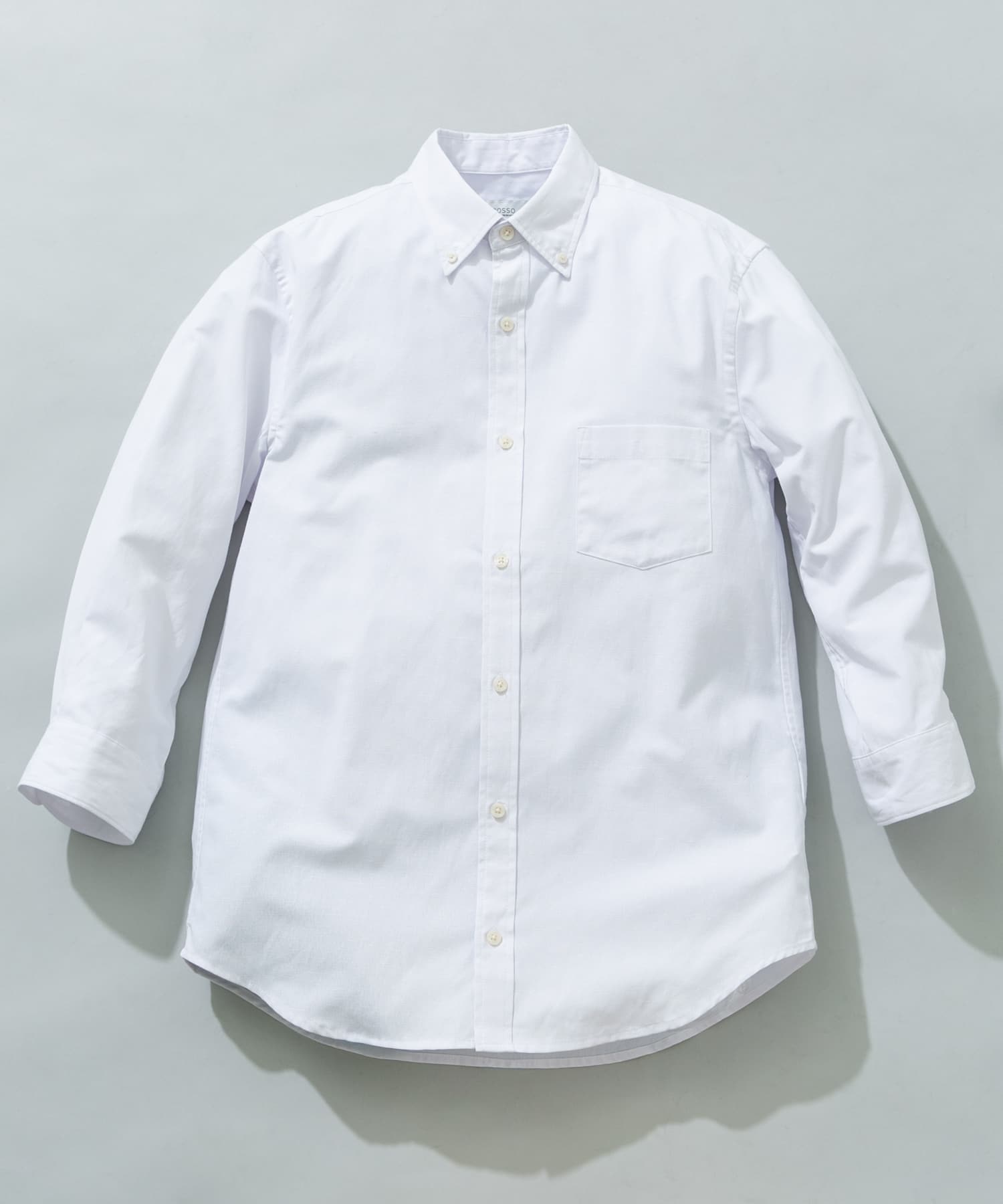 ハイパフォーマンスリネン七分袖シャツ WHITE S