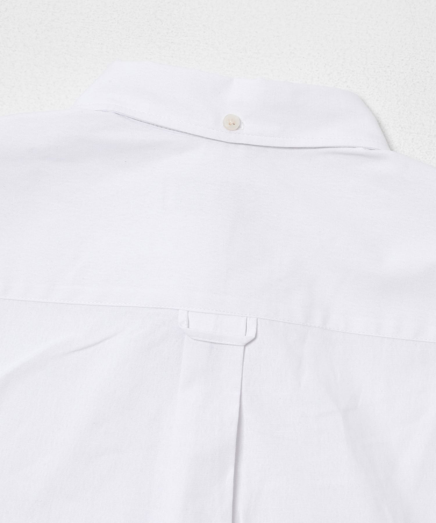 『イージーケア』ハイパフォーマンスリネン七分袖シャツ WHITE S