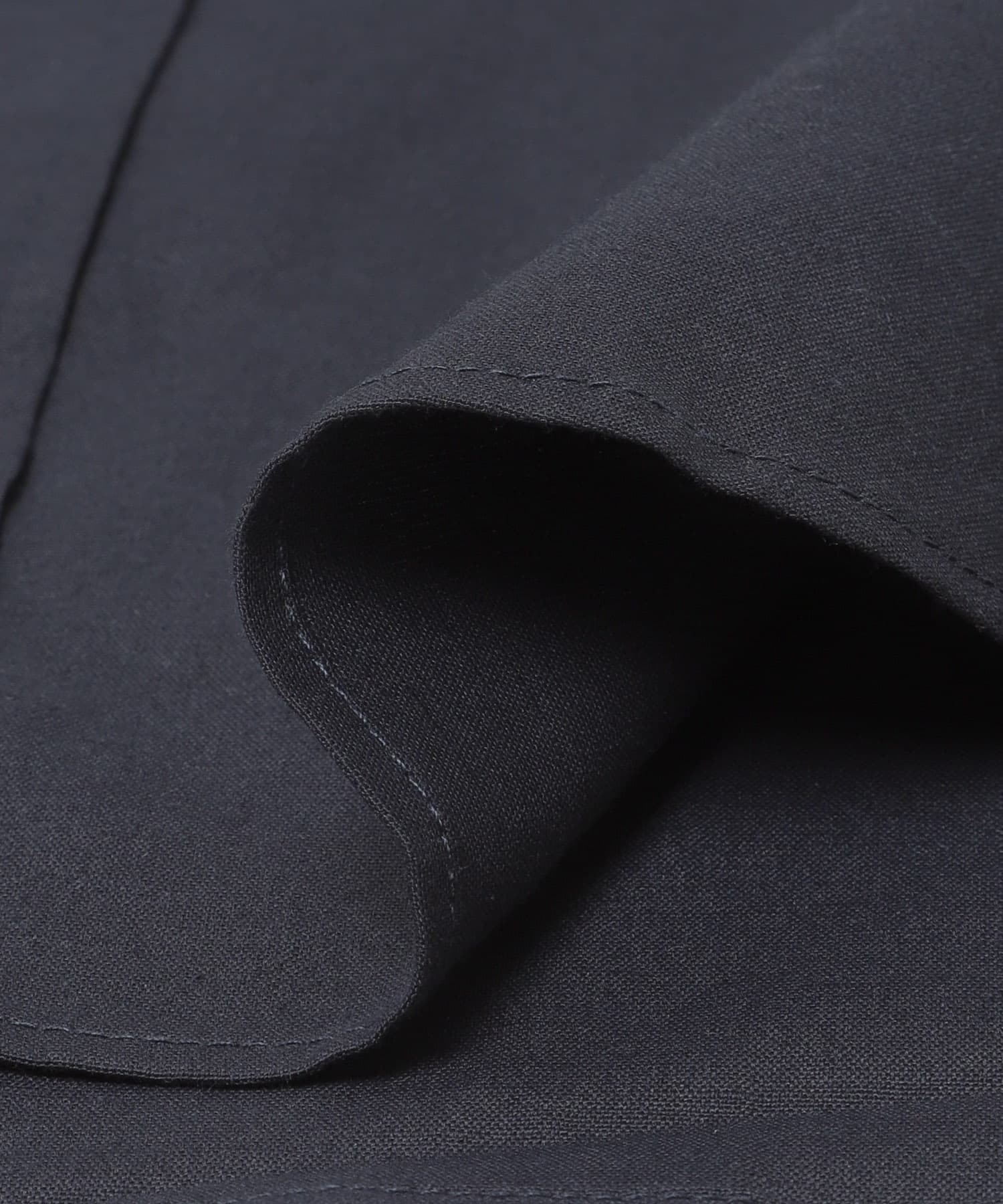『イージーケア / XLサイズあり』ハイパフォーマンスリネン半袖シャツ NAVY S