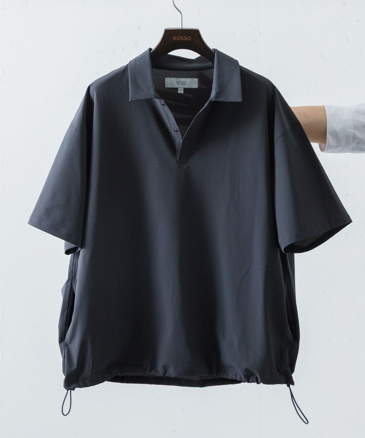『WEB限定』『XLサイズあり』『吸水速乾』Air Stretch ポロシャツ CHARCOAL S