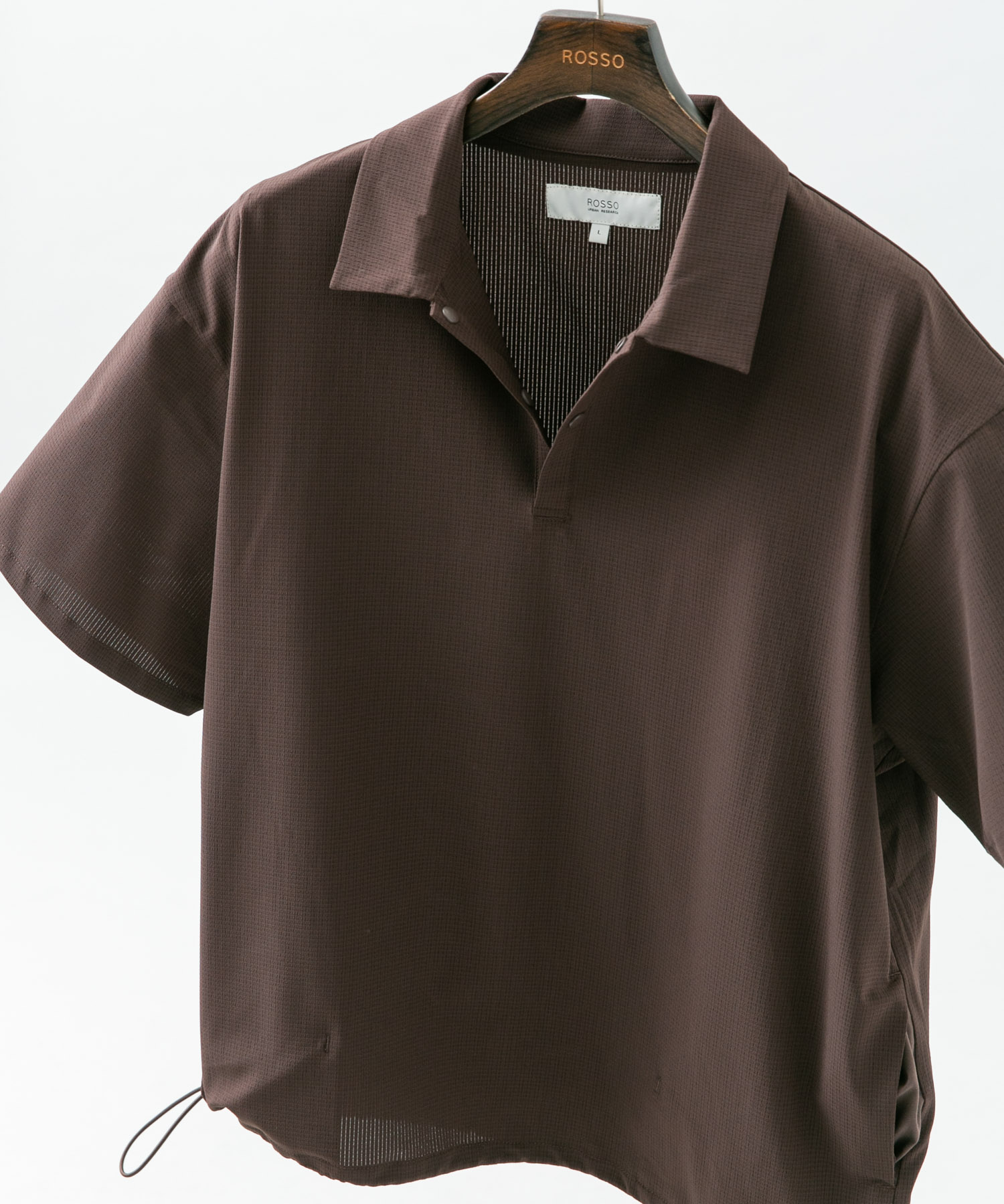 『WEB限定』『XLサイズあり』『吸水速乾』Air Stretch ポロシャツ BROWN S