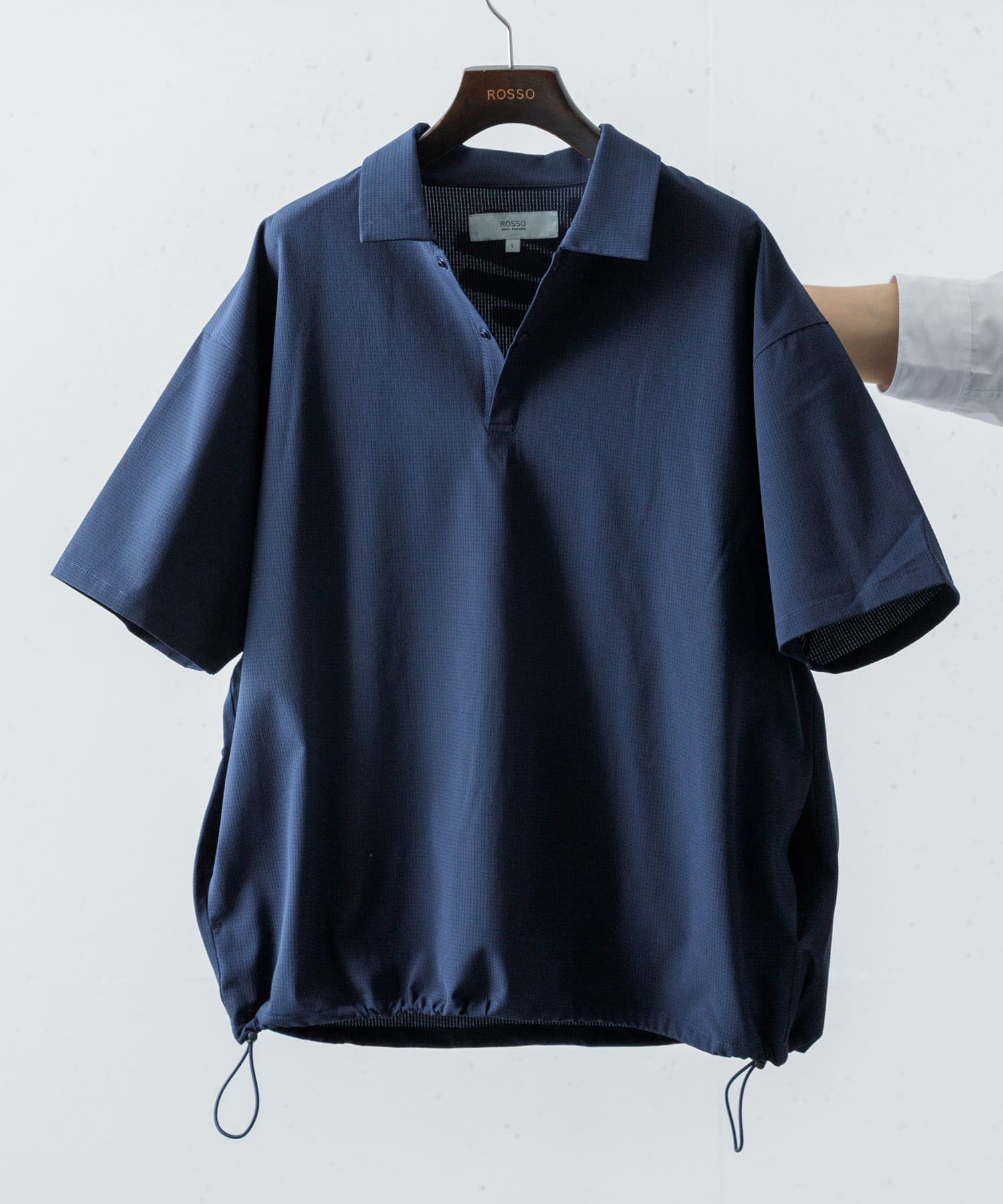 『WEB限定』『XLサイズあり』『吸水速乾』Air Stretch ポロシャツ NAVY S