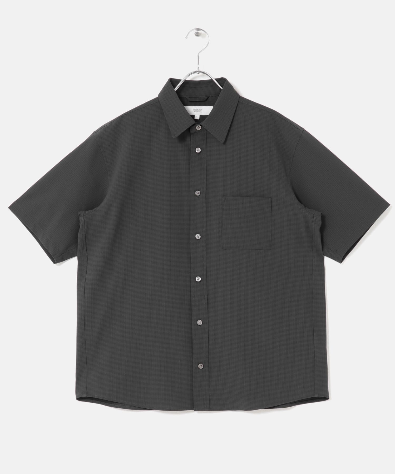 『WEB限定』『XLサイズあり』『吸水速乾』Air Stretch レギュラーカラーシャツ CHARCOAL S