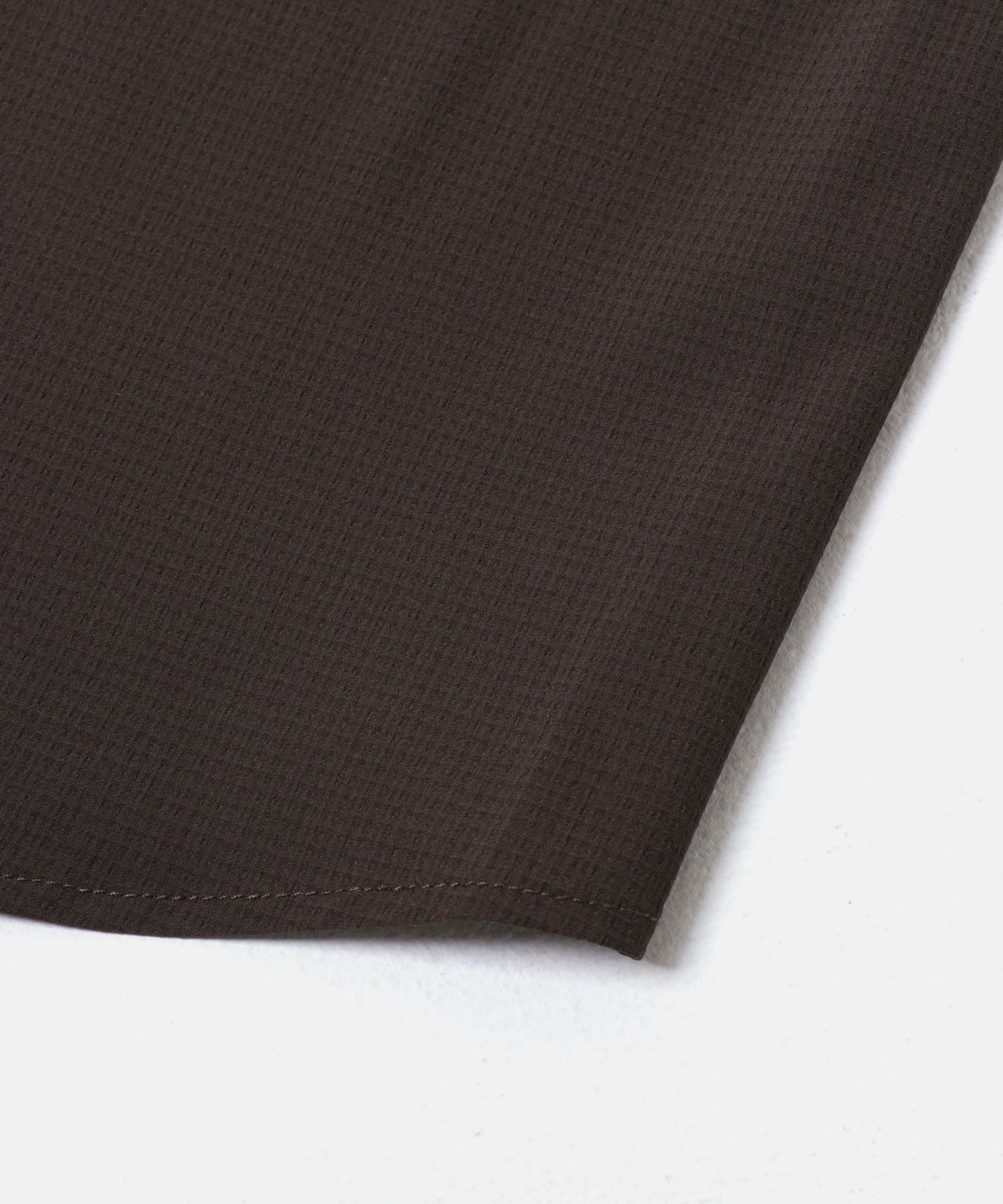 『WEB限定』『XLサイズあり』『吸水速乾』Air Stretch レギュラーカラーシャツ BROWN S