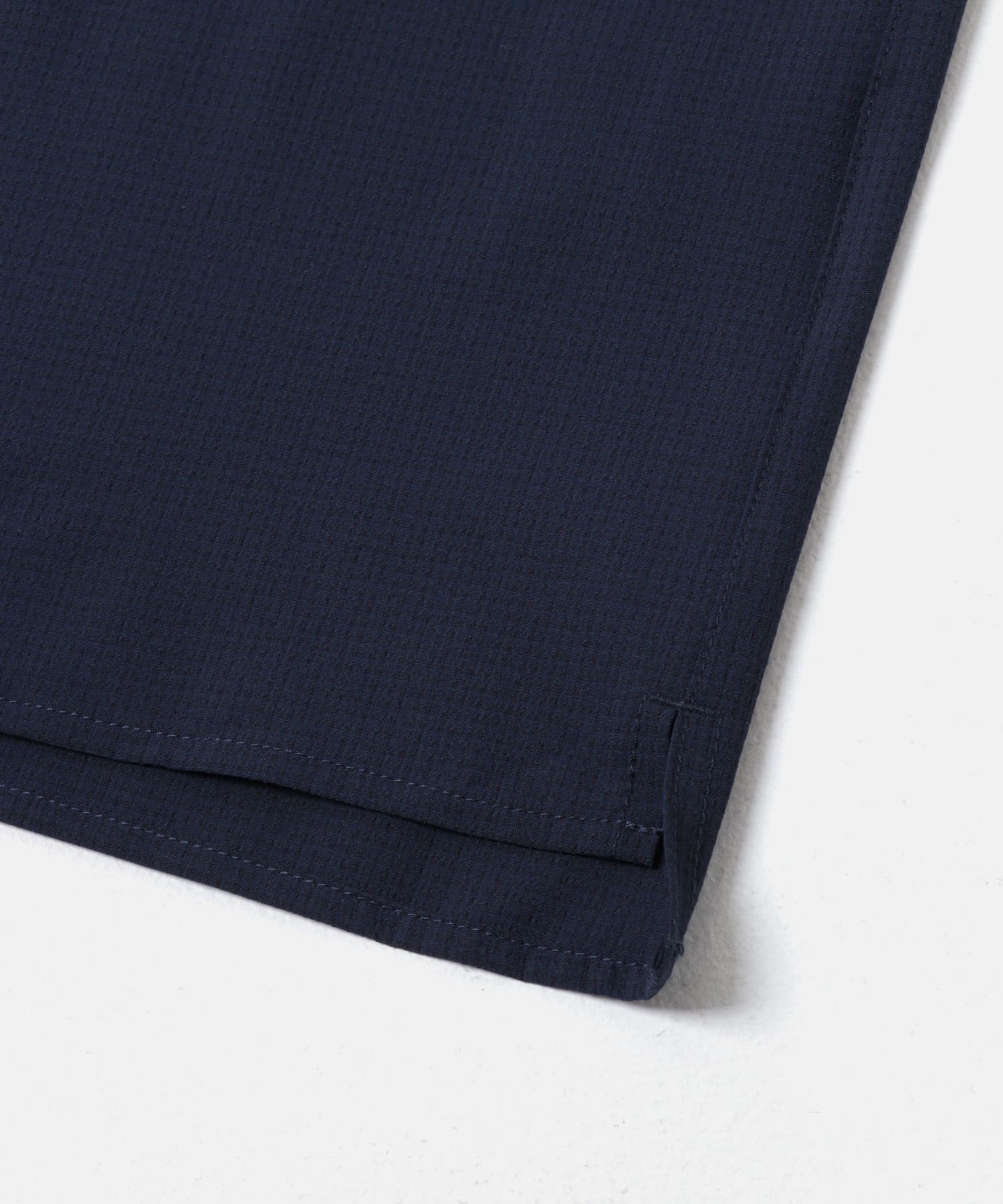 『WEB限定』『XLサイズあり』『吸水速乾』Air Stretch バンドカラーシャツ NAVY S