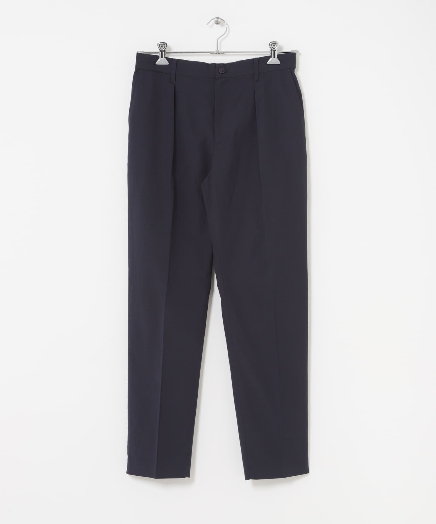 『イージーケア』『XLサイズあり』ハイパフォーマンスリネンテーパードパンツ NAVY S