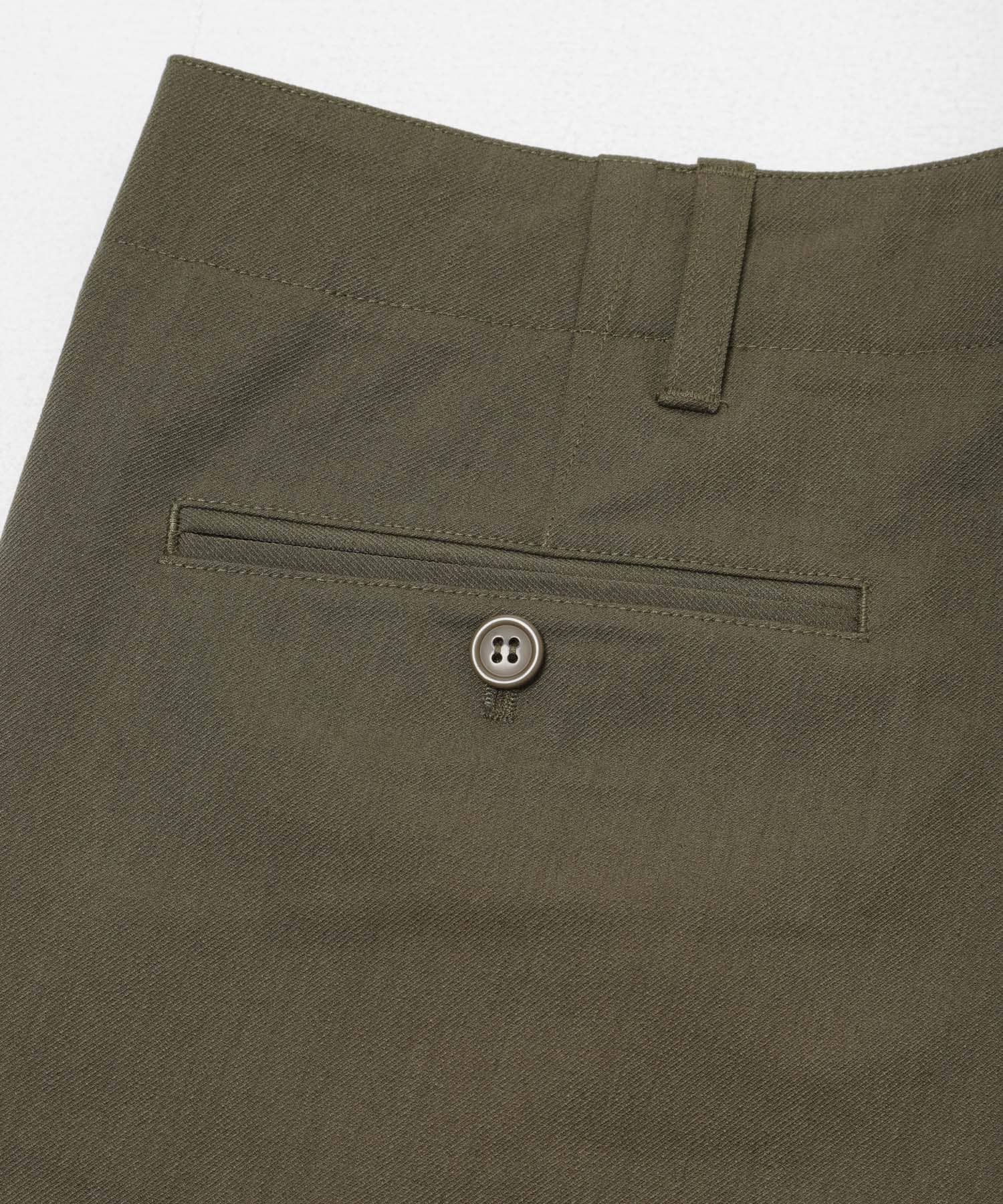 『WEB限定』『接触冷感 / XLサイズあり』クールタッチスリムストレッチパンツ KHAKI S