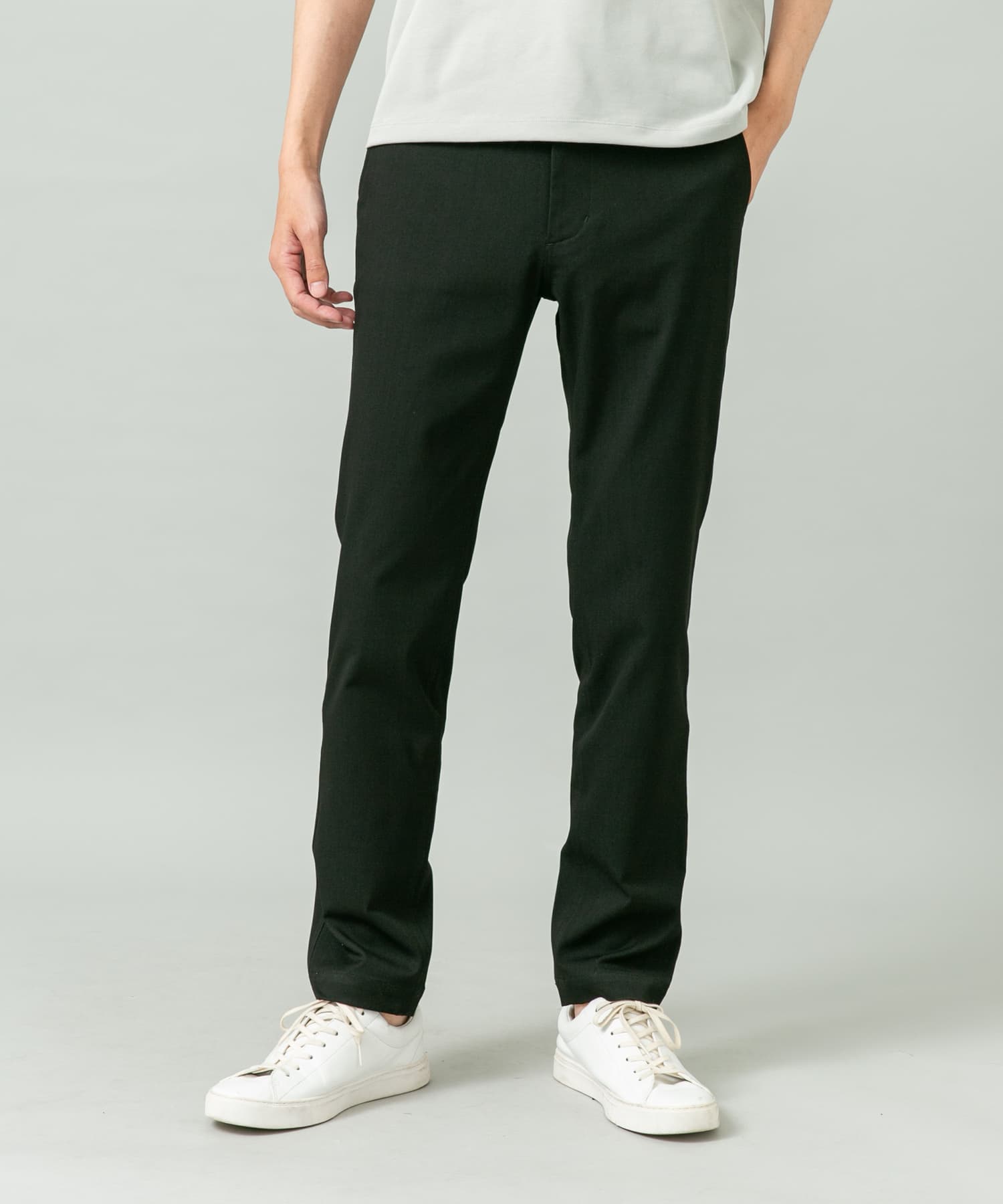 『WEB限定』『接触冷感 / XLサイズあり』クールタッチスリムストレッチパンツ