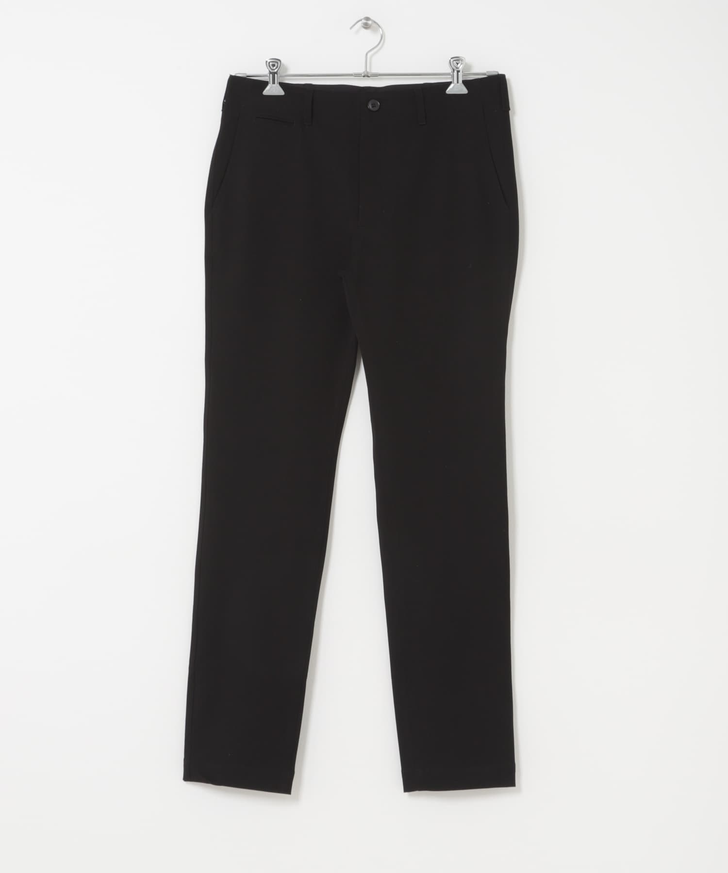 『WEB限定』『接触冷感 / XLサイズあり』クールタッチスリムストレッチパンツ BLACK S