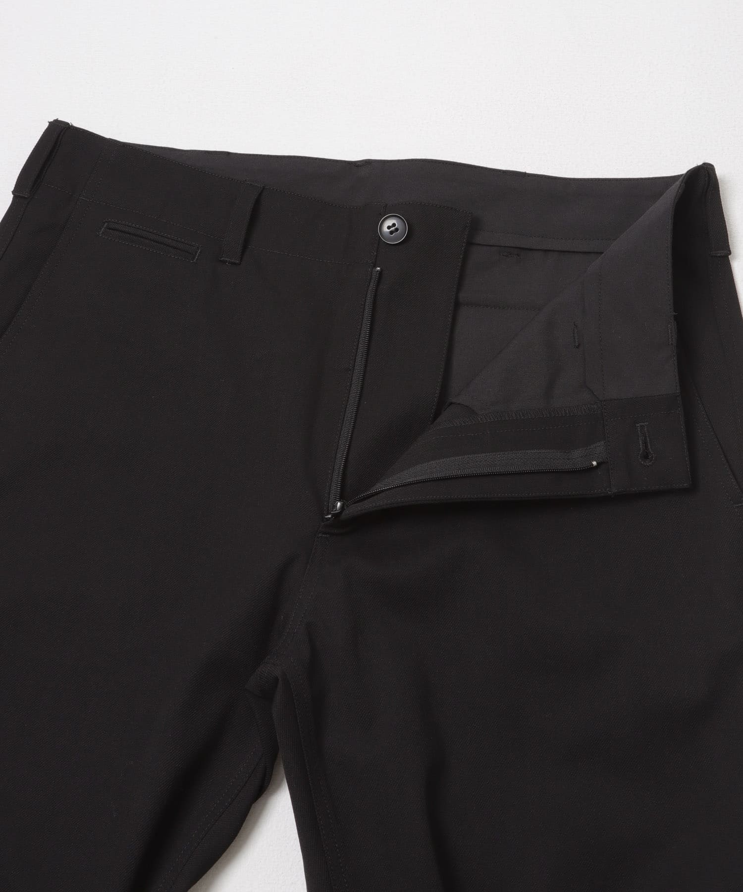 『WEB限定』『接触冷感 / XLサイズあり』クールタッチスリムストレッチパンツ BLACK S
