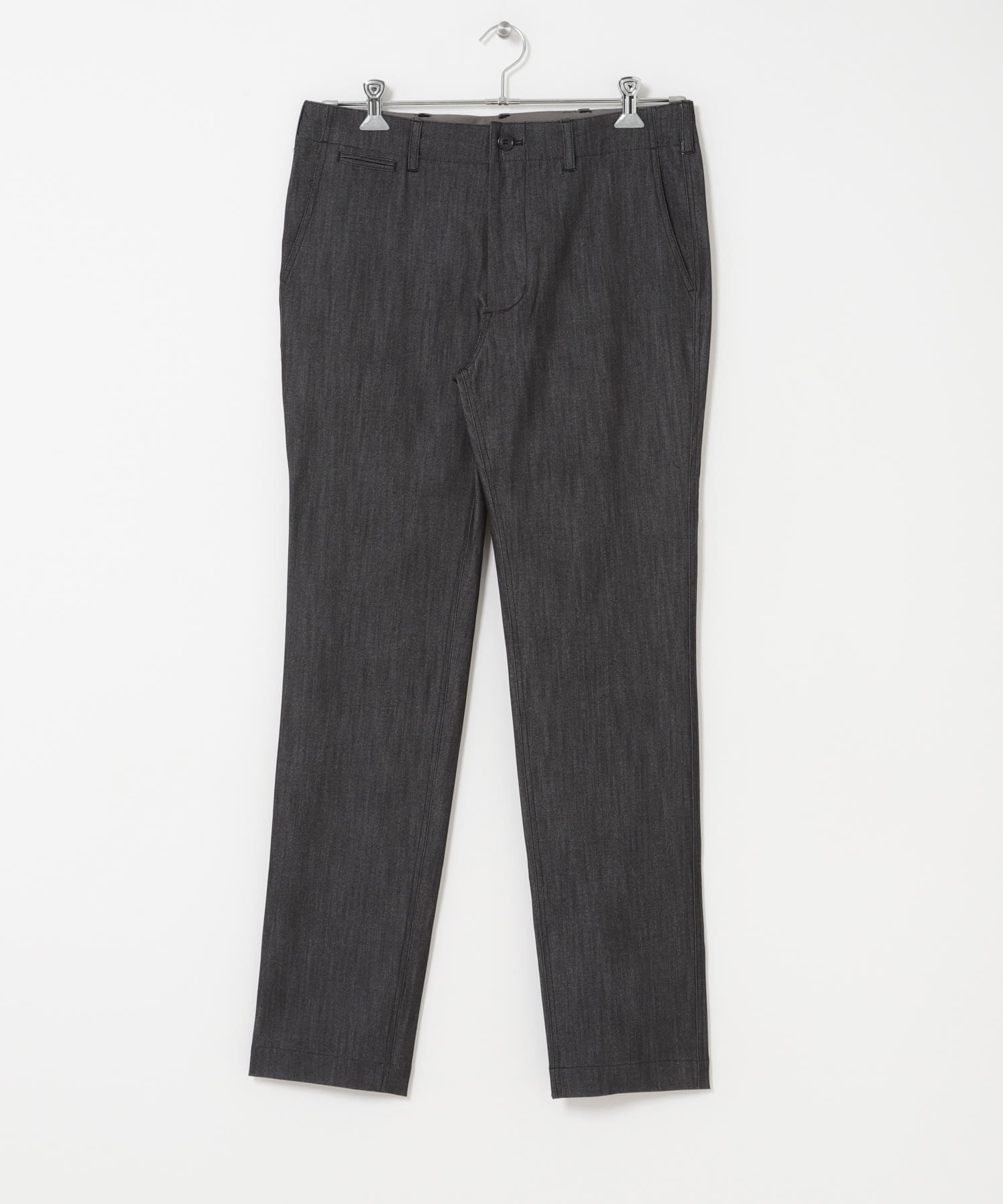 『WEB限定』『接触冷感 / XLサイズあり』クールタッチスリムストレッチパンツ DENIM BLK S