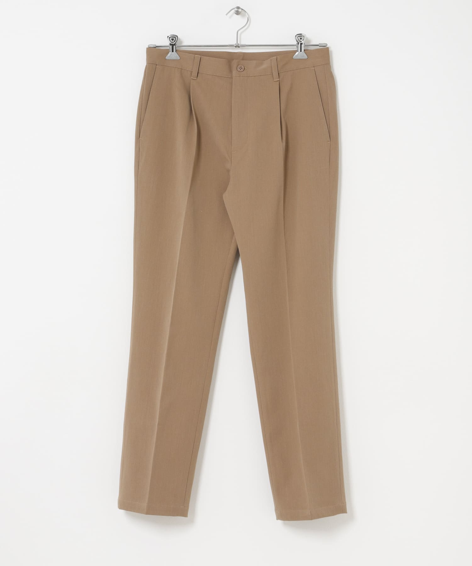 『WEB限定』『接触冷感 / XLサイズあり』クールタッチデニムスラックス BEIGE S