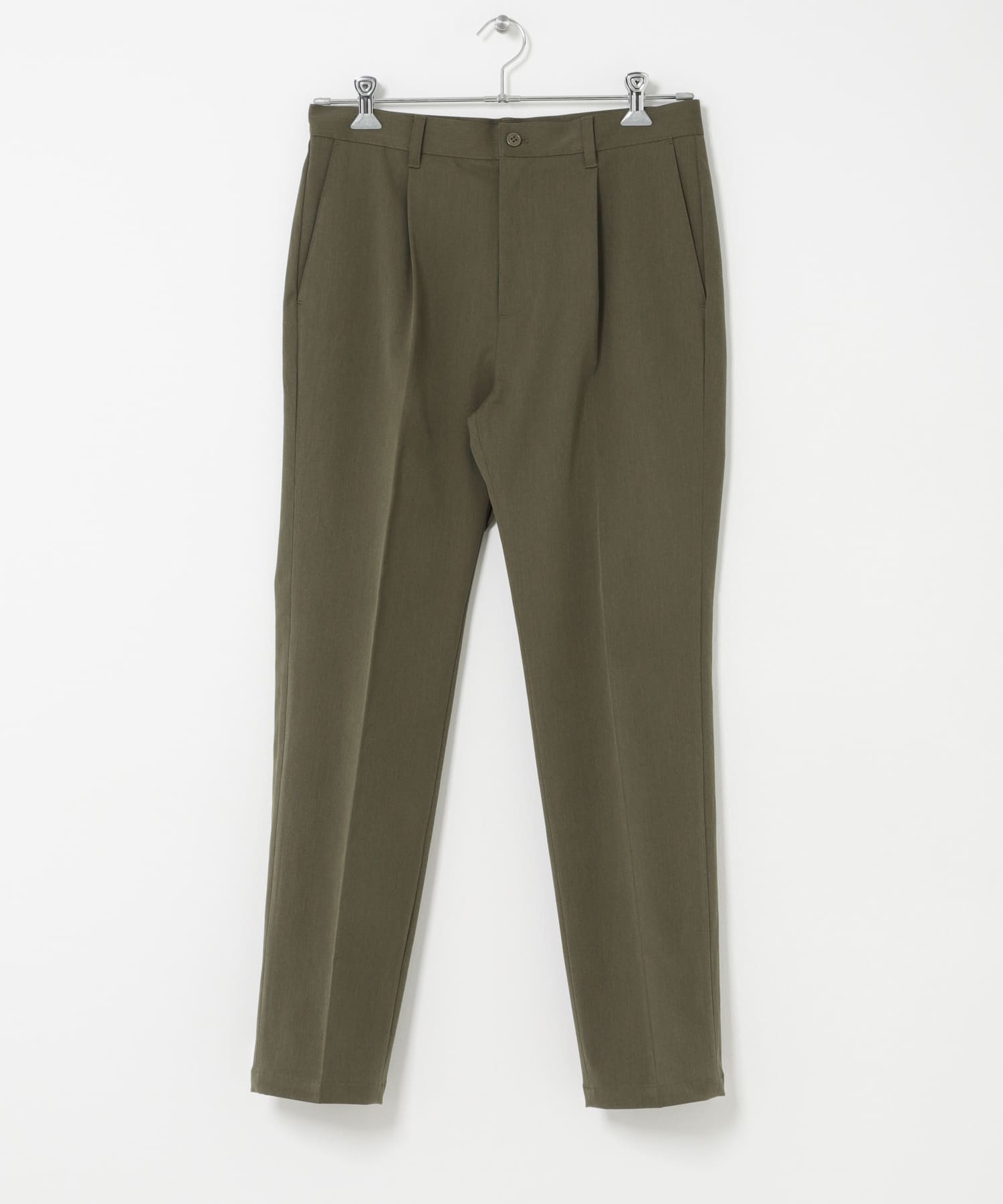 『WEB限定』『接触冷感 / XLサイズあり』クールタッチデニムスラックス KHAKI S