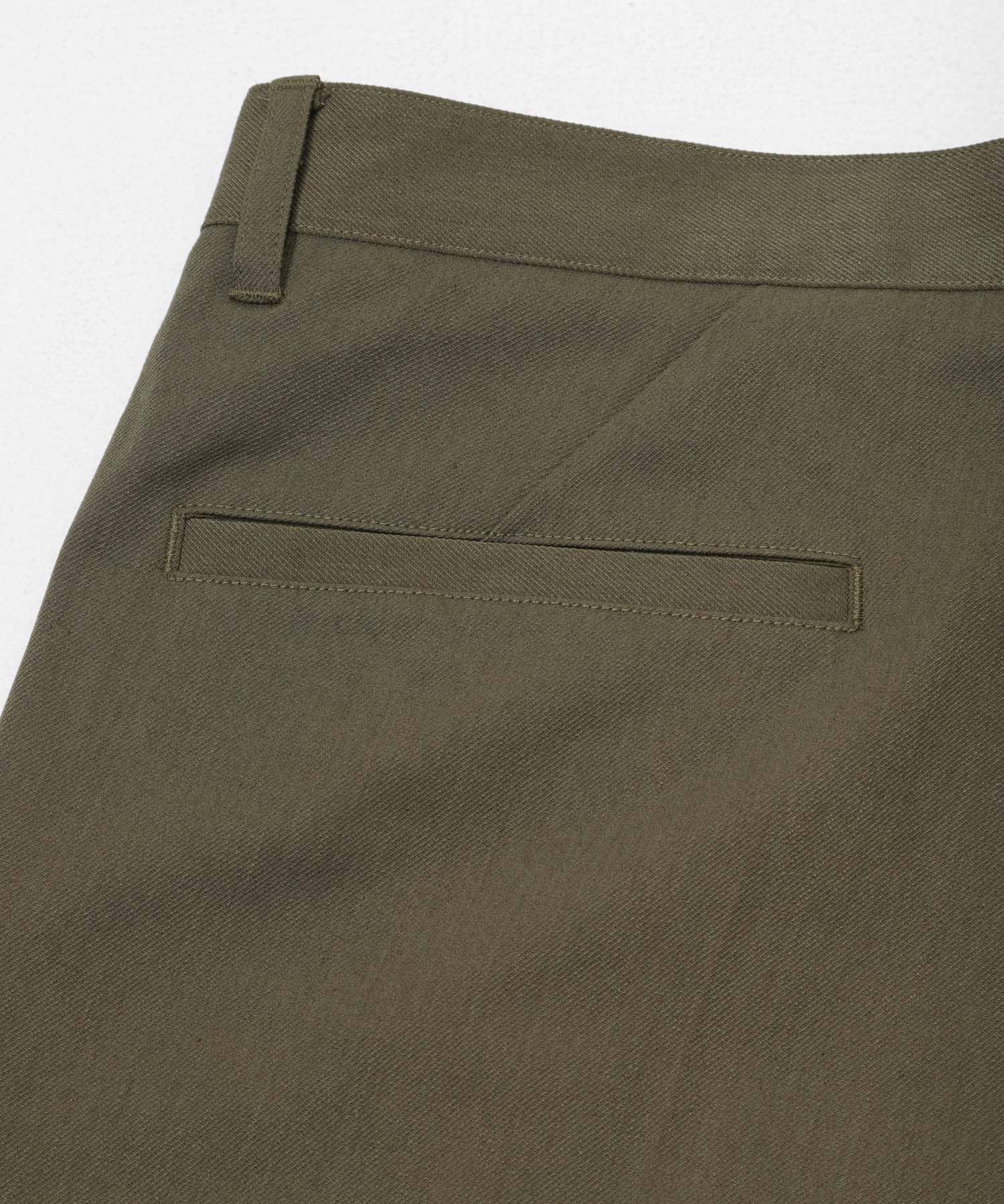 『WEB限定』『接触冷感 / XLサイズあり』クールタッチデニムスラックス KHAKI S