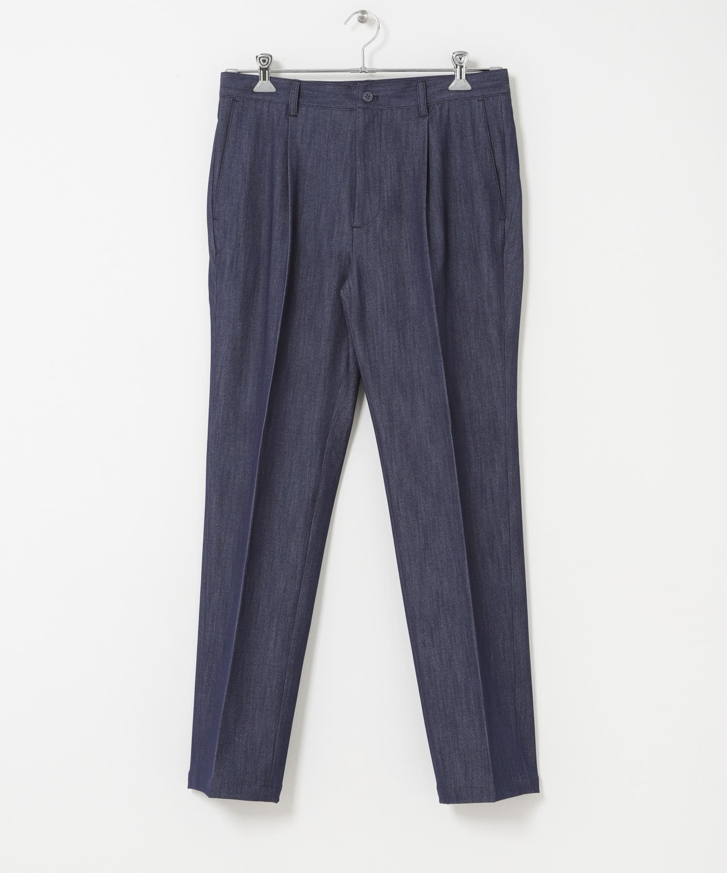 『WEB限定』『接触冷感 / XLサイズあり』クールタッチデニムスラックス INDIGO S