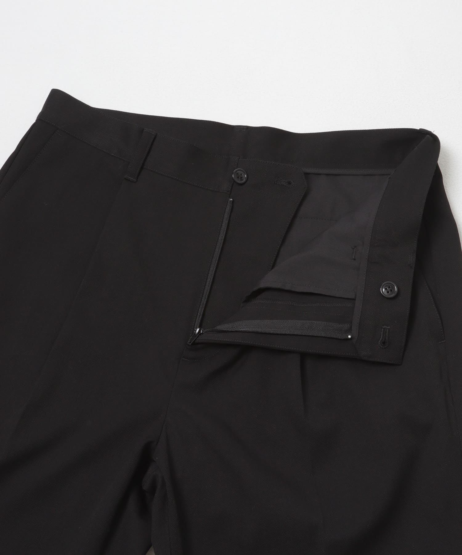 『WEB限定』『接触冷感 / XLサイズあり』クールタッチデニムスラックス BLACK S