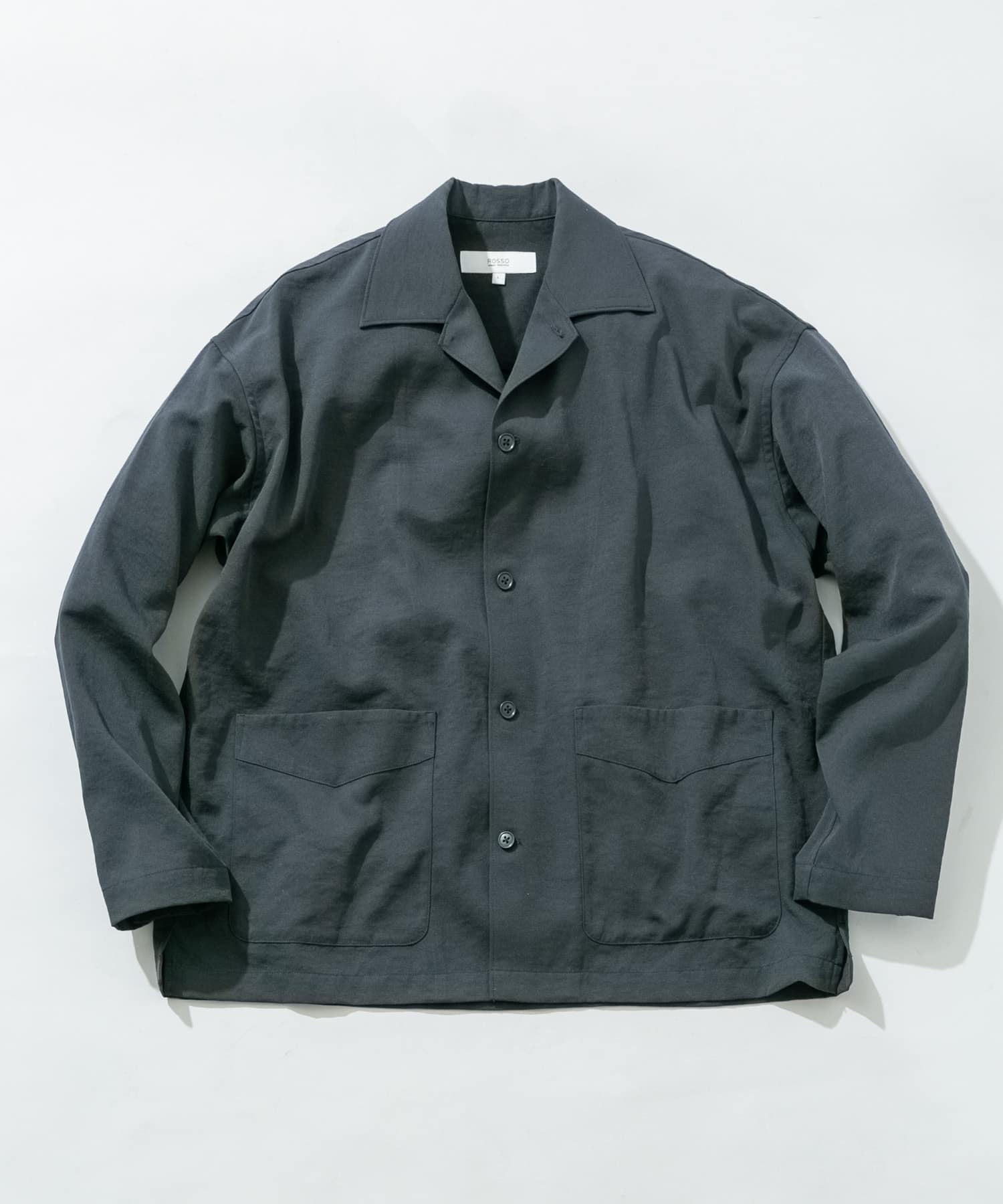 『セットアップ対応』ドライイージーシャツジャケット NAVY M