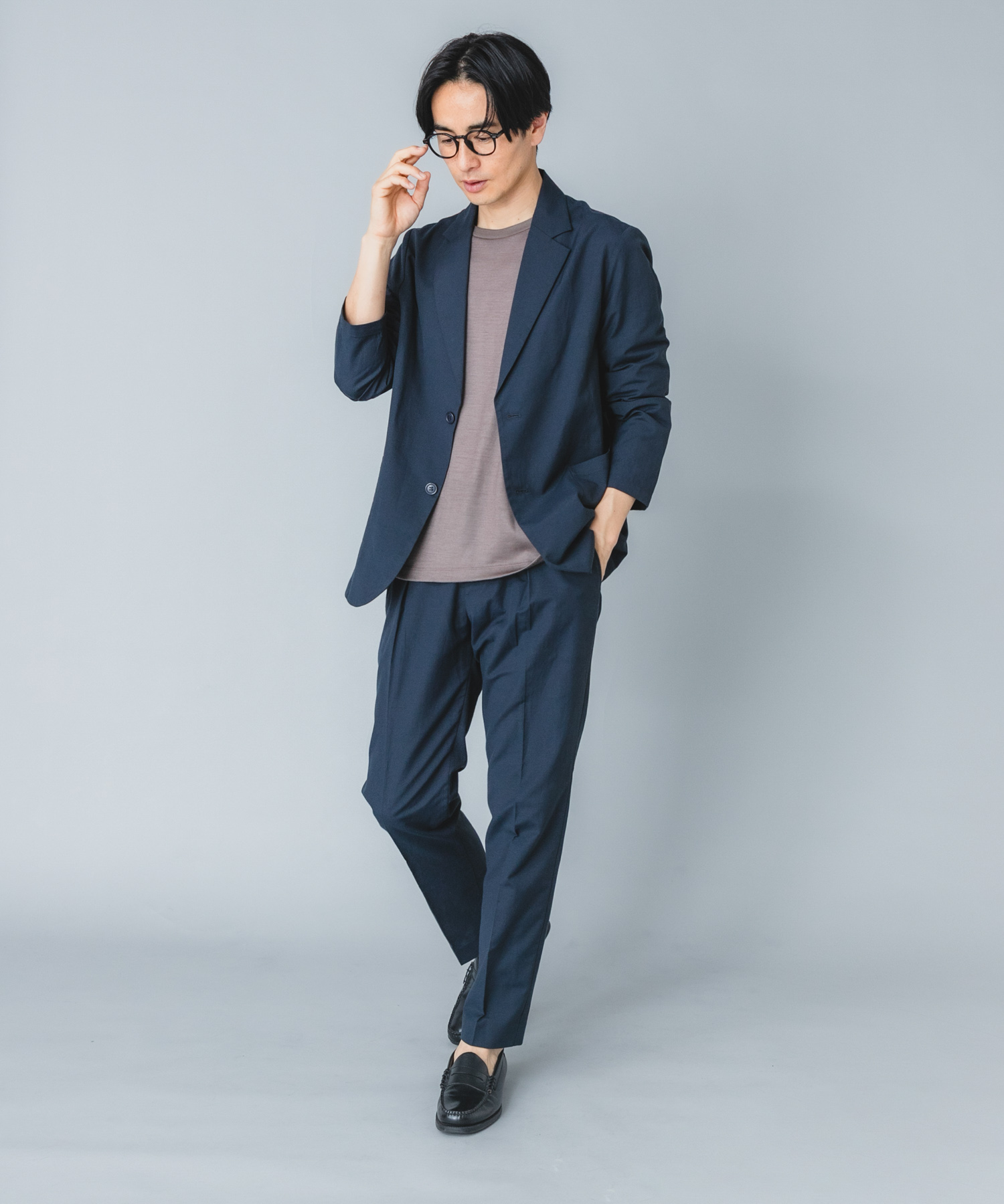 『イージーケア』『XLサイズあり』ハイパフォーマンスリネンセットアップ