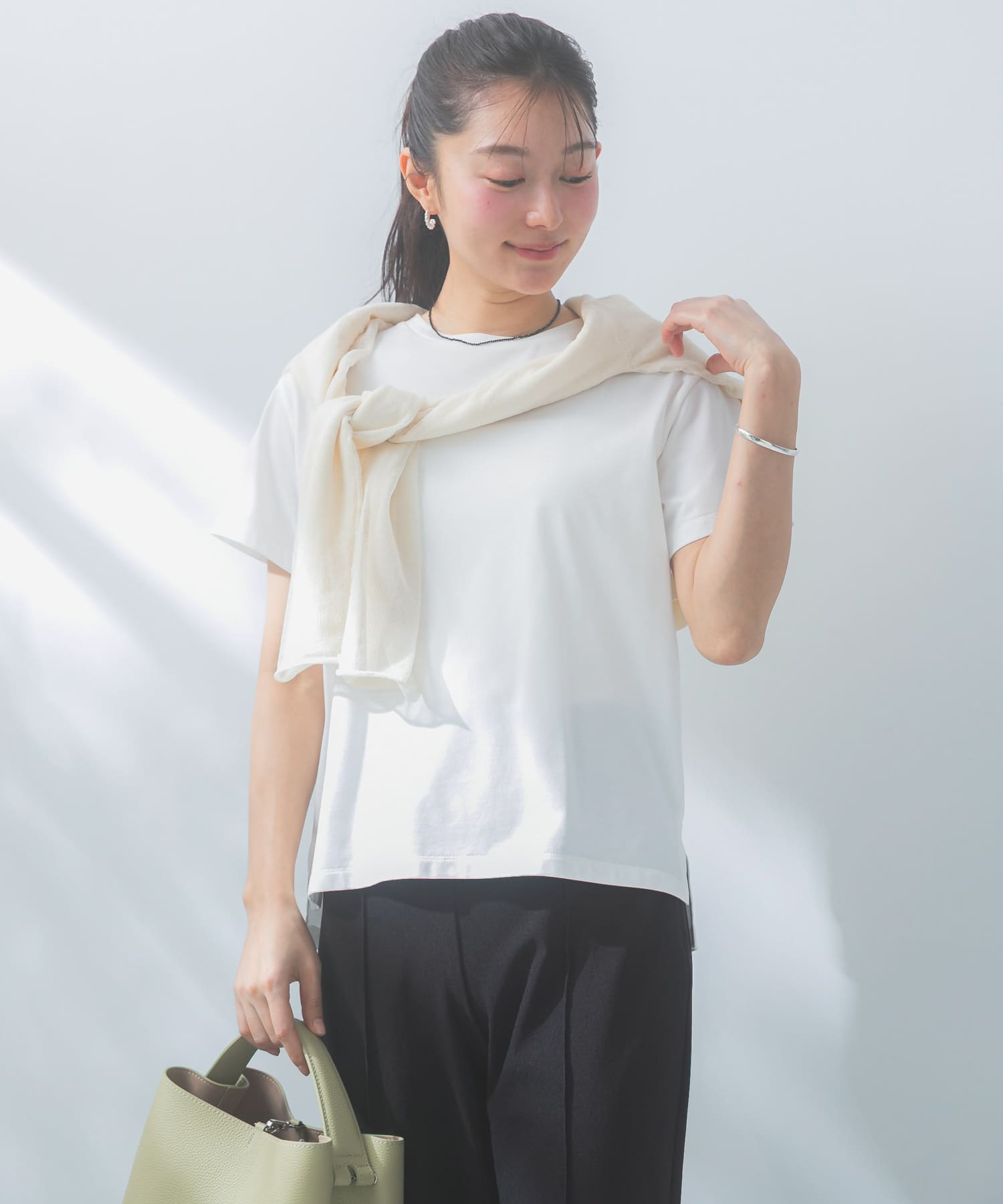 UVカットアイスコットンカットソー