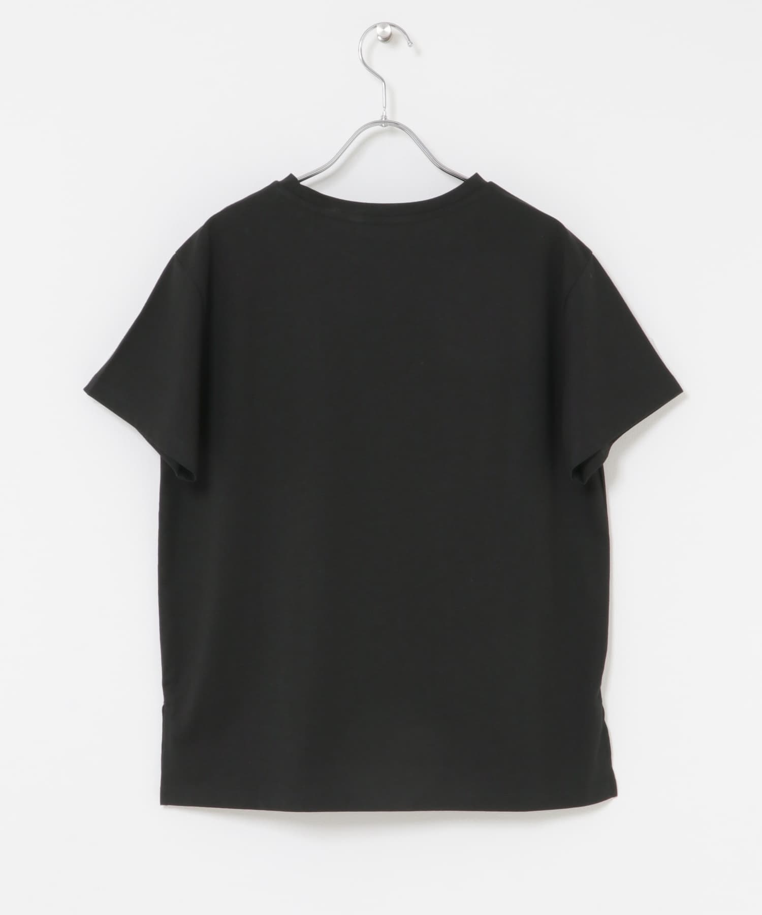 UVカットアイスコットンカットソー BLACK Free