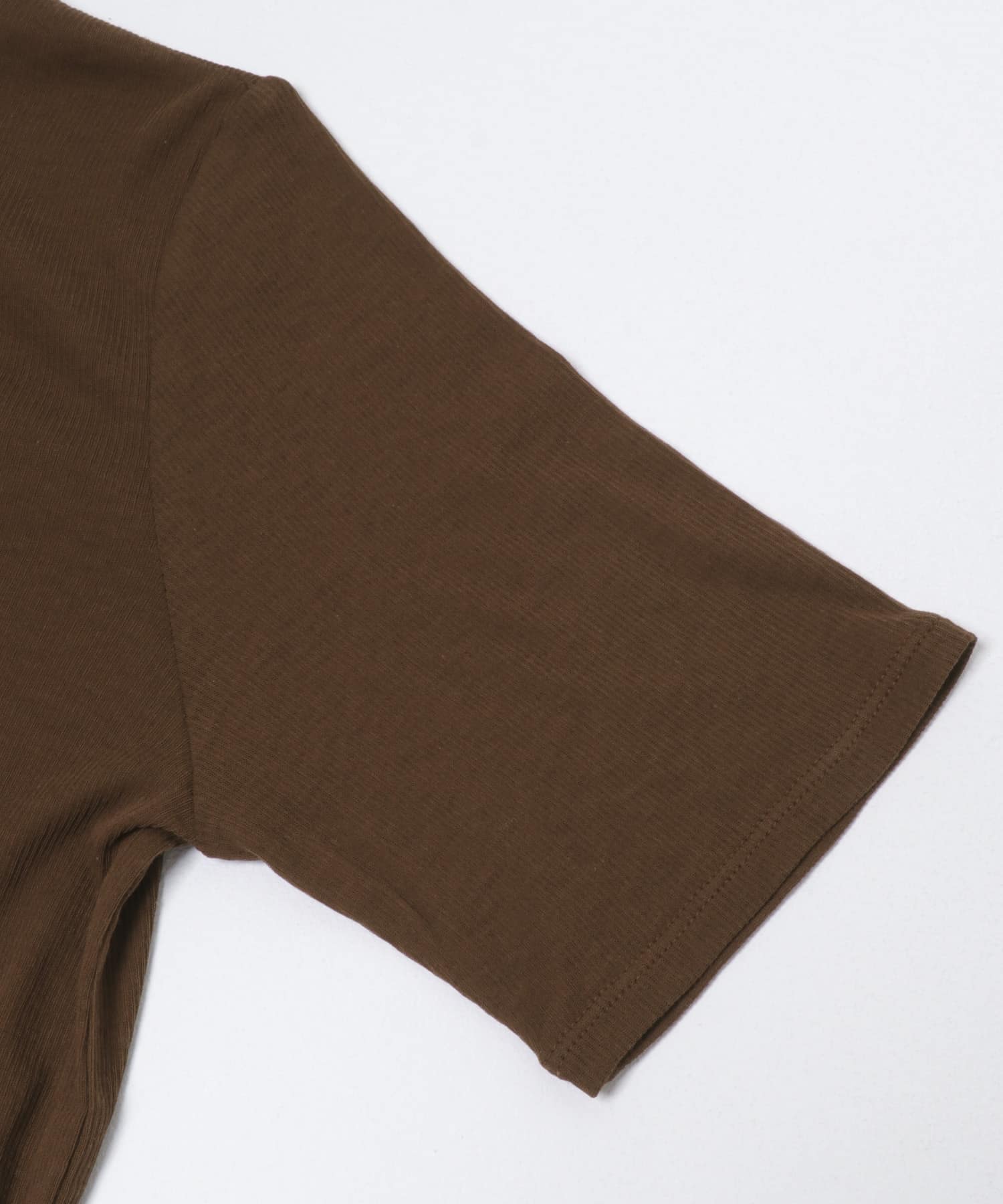 バックリボンカットソー BROWN Free