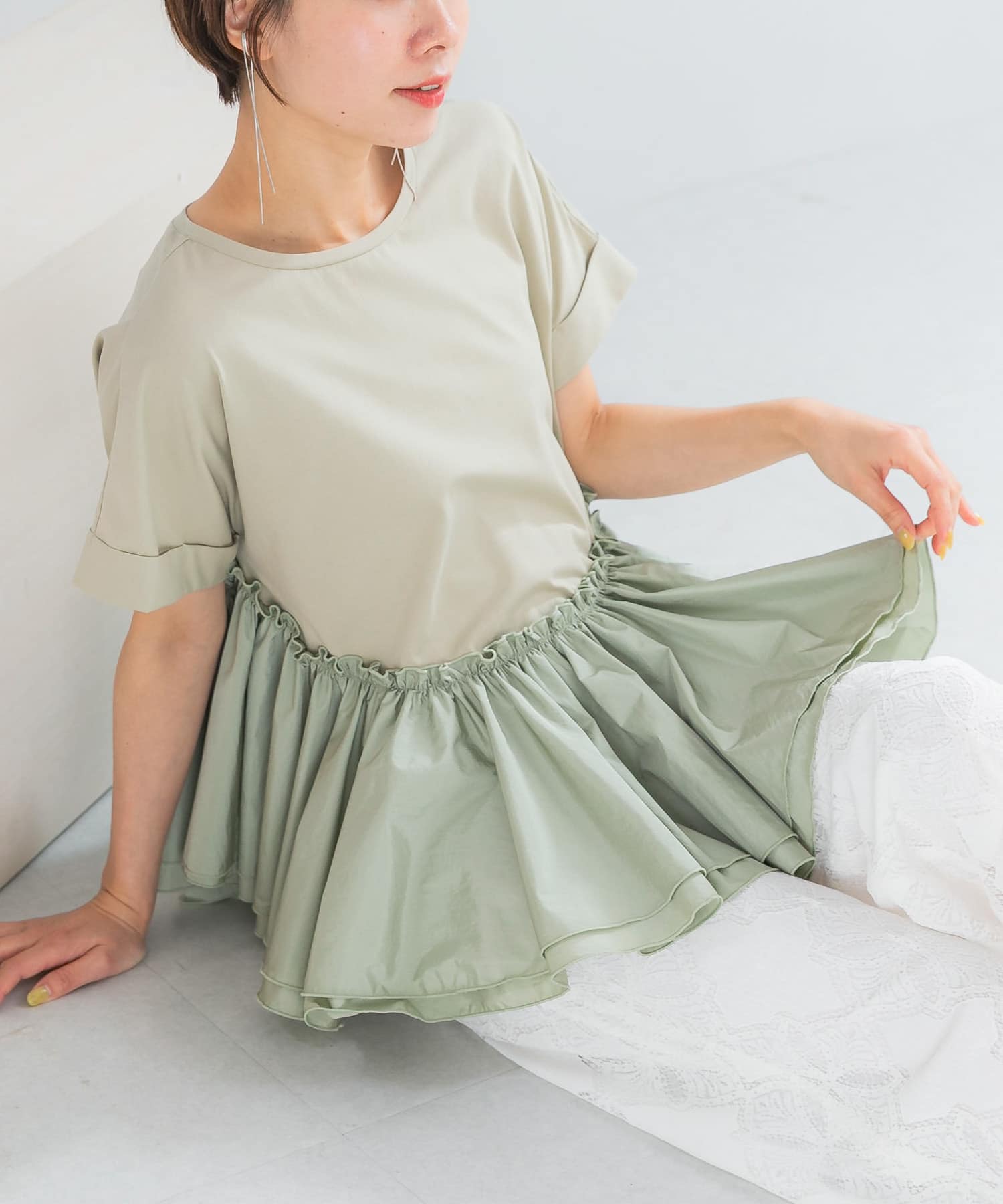 身長：158cm サイズ：Free