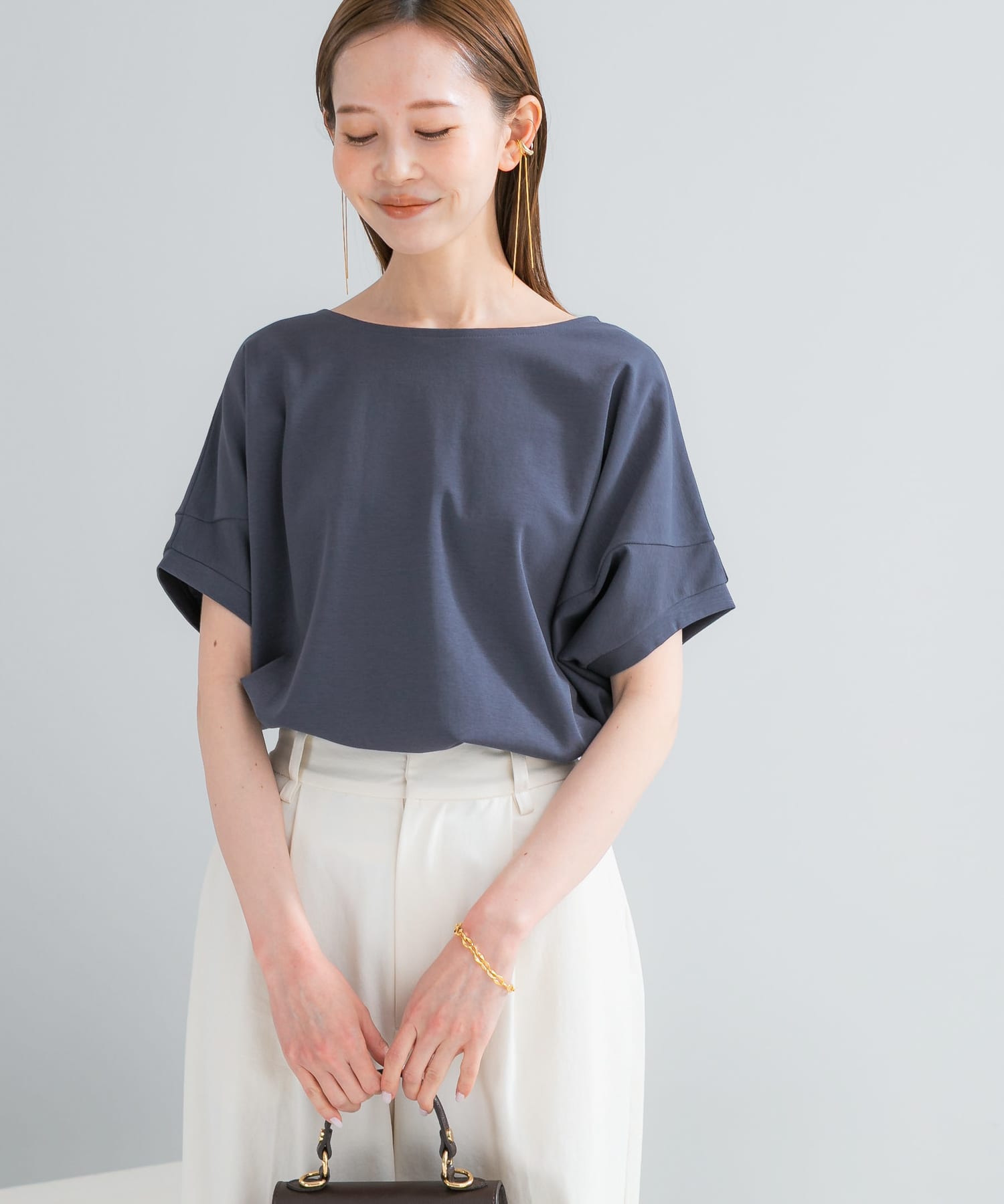 『WEB/一部店舗限定』UVカットドルマンスリーブプルオーバー