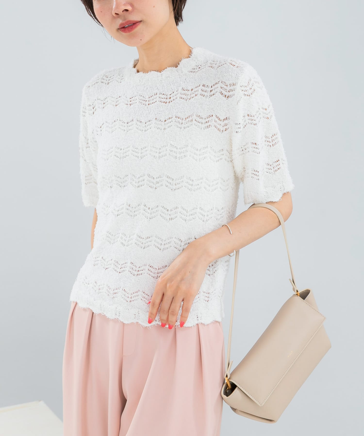 トップス Embroidered Pintuck High-Neck Top | Madewell