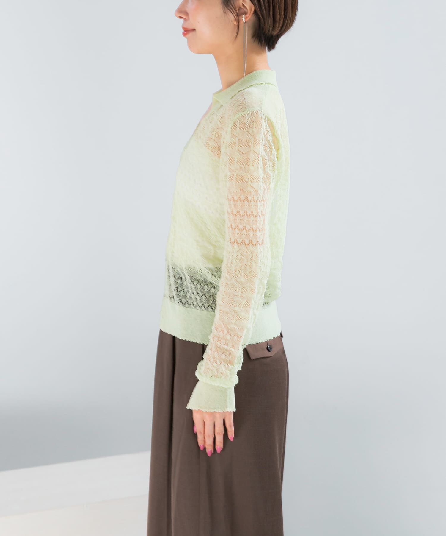 身長：158cm サイズ：Free
