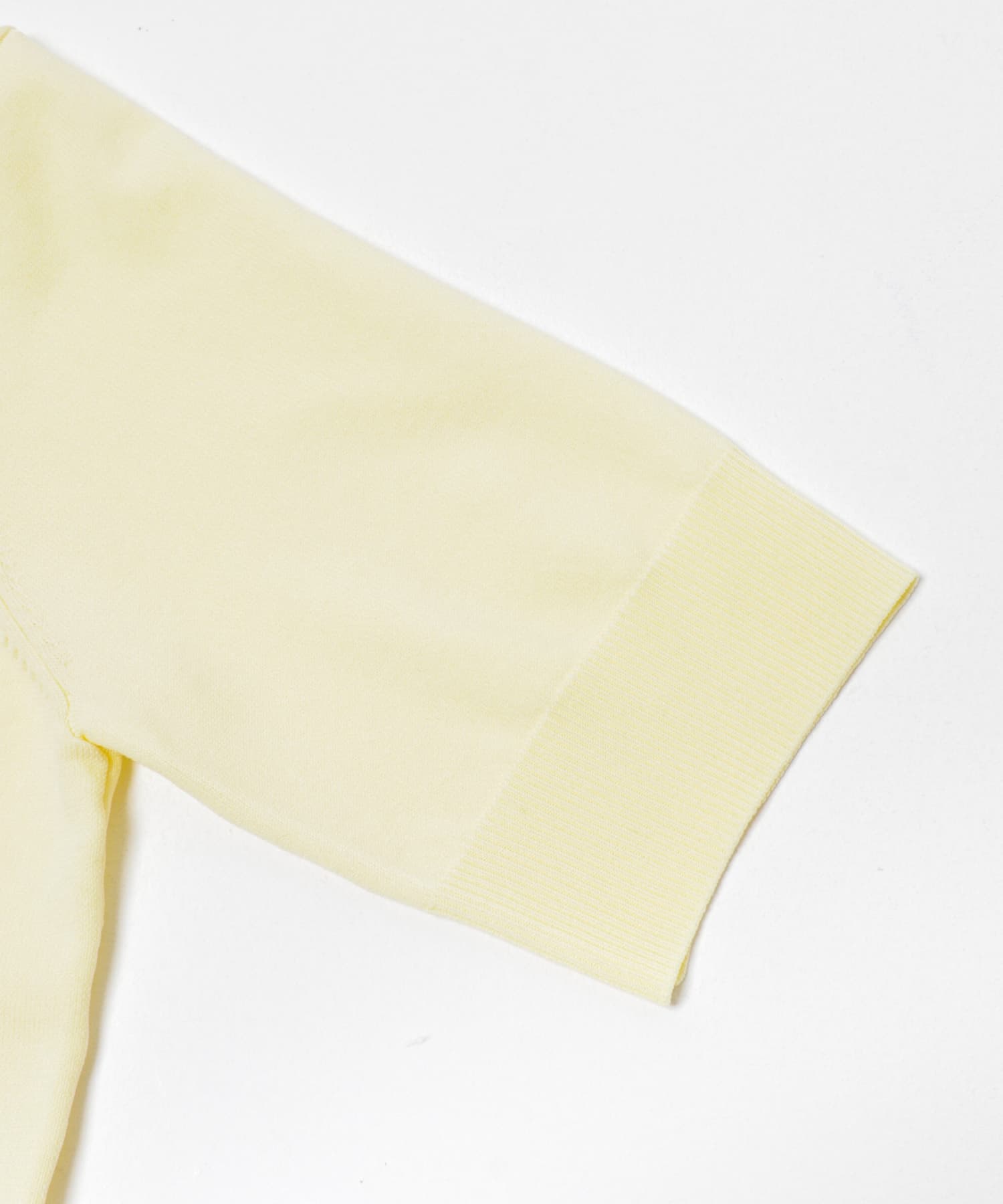 『WEB限定』2WAYレースカラーニット LEMON Free