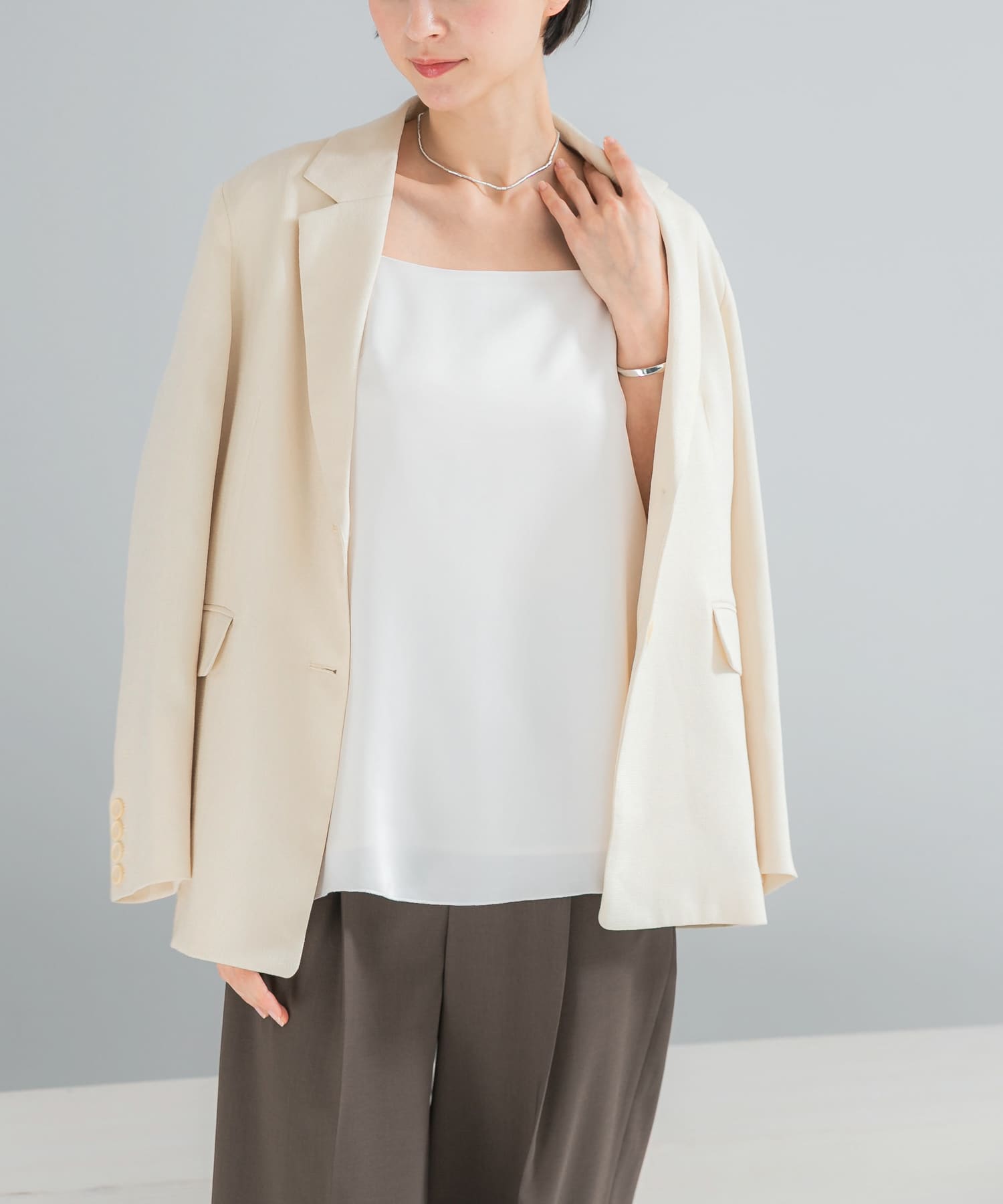 ヴィンテージシルキーサテンキャミソール