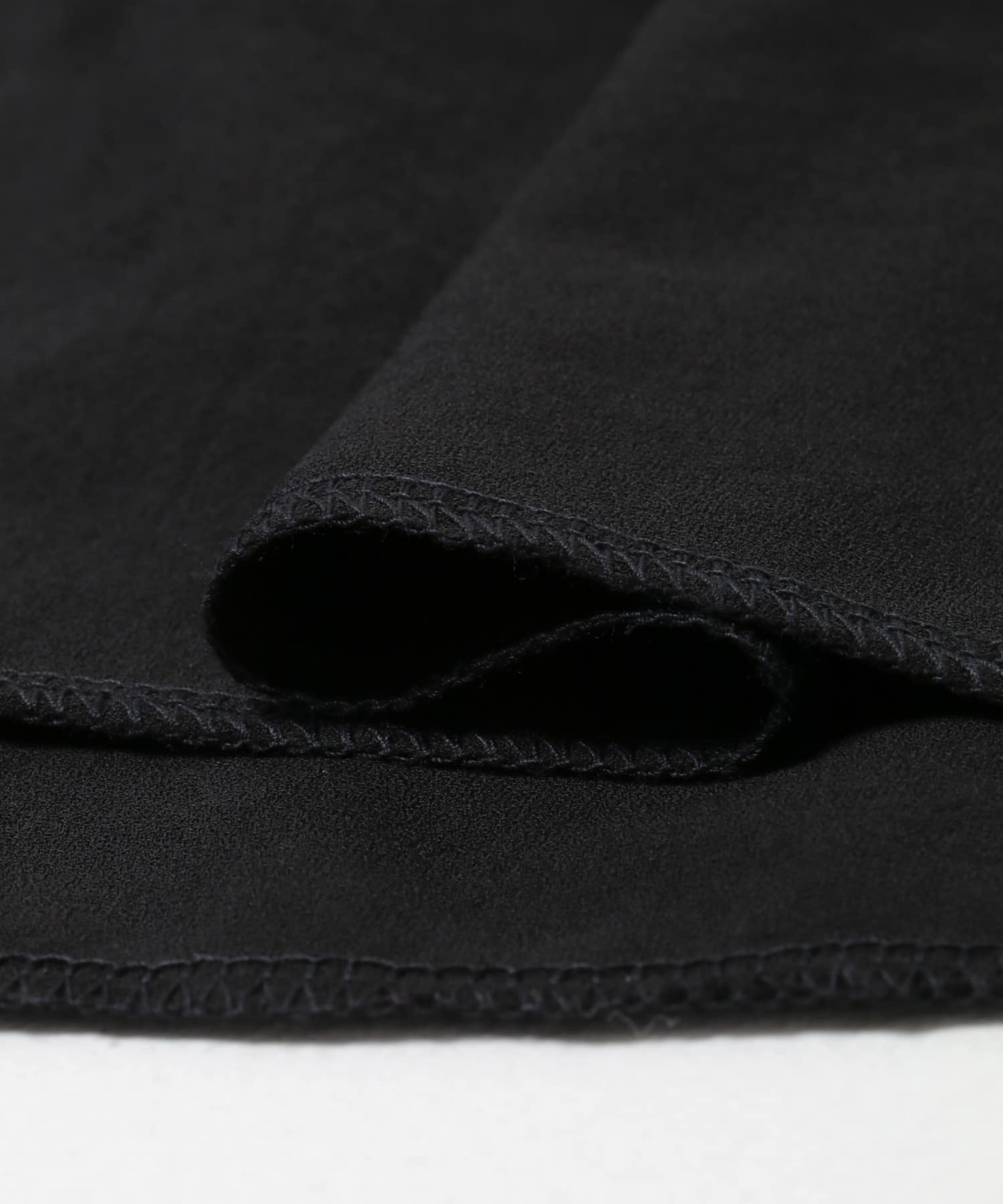 ストレッチジョーゼットプルオーバー BLACK Free