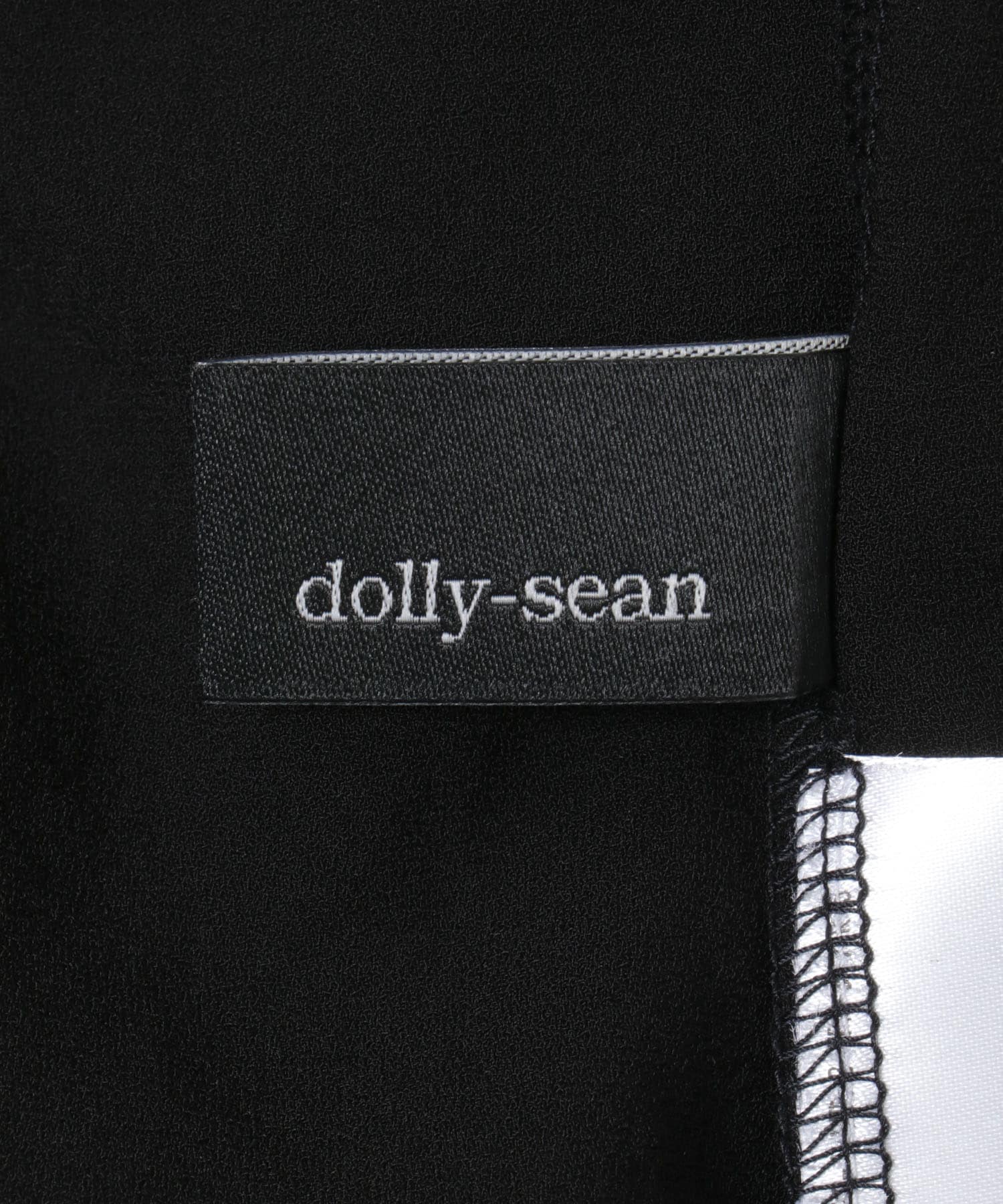 ストレッチジョーゼットプルオーバー BLACK Free