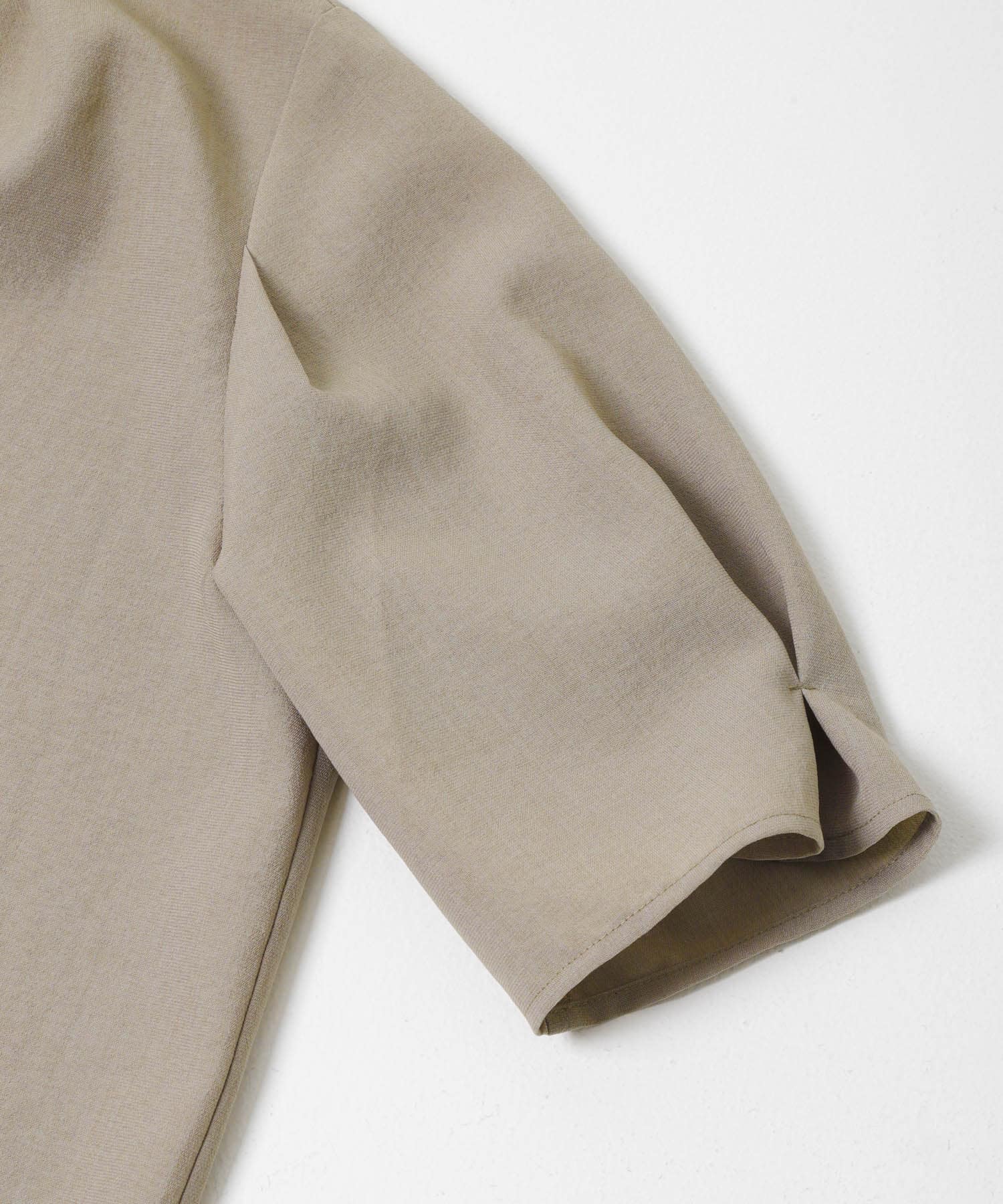 『UR TECH DRYLUXE』 デザインスリーブブラウス MOCHA Free