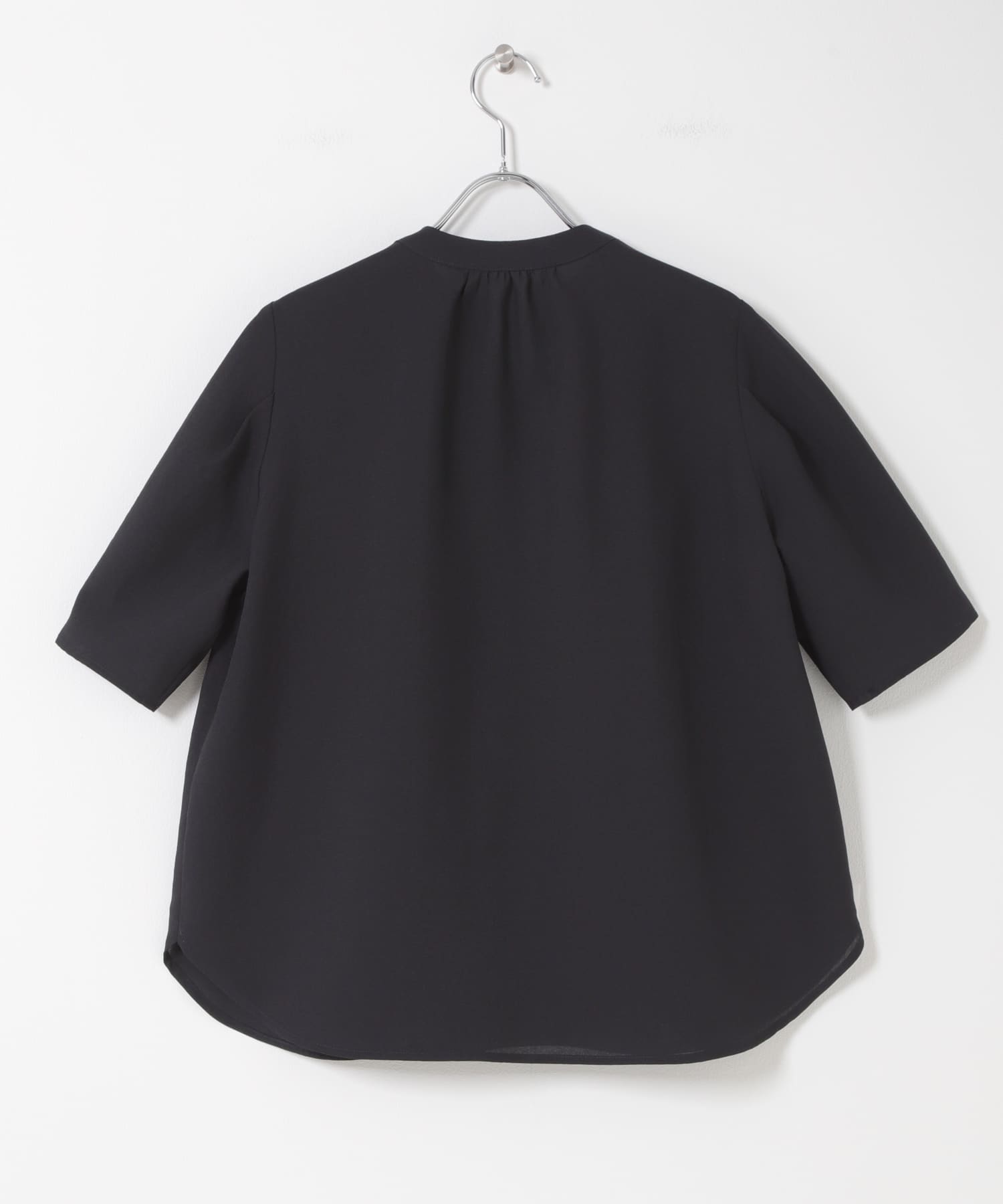 『UR TECH DRYLUXE』 デザインスリーブブラウス NAVY Free