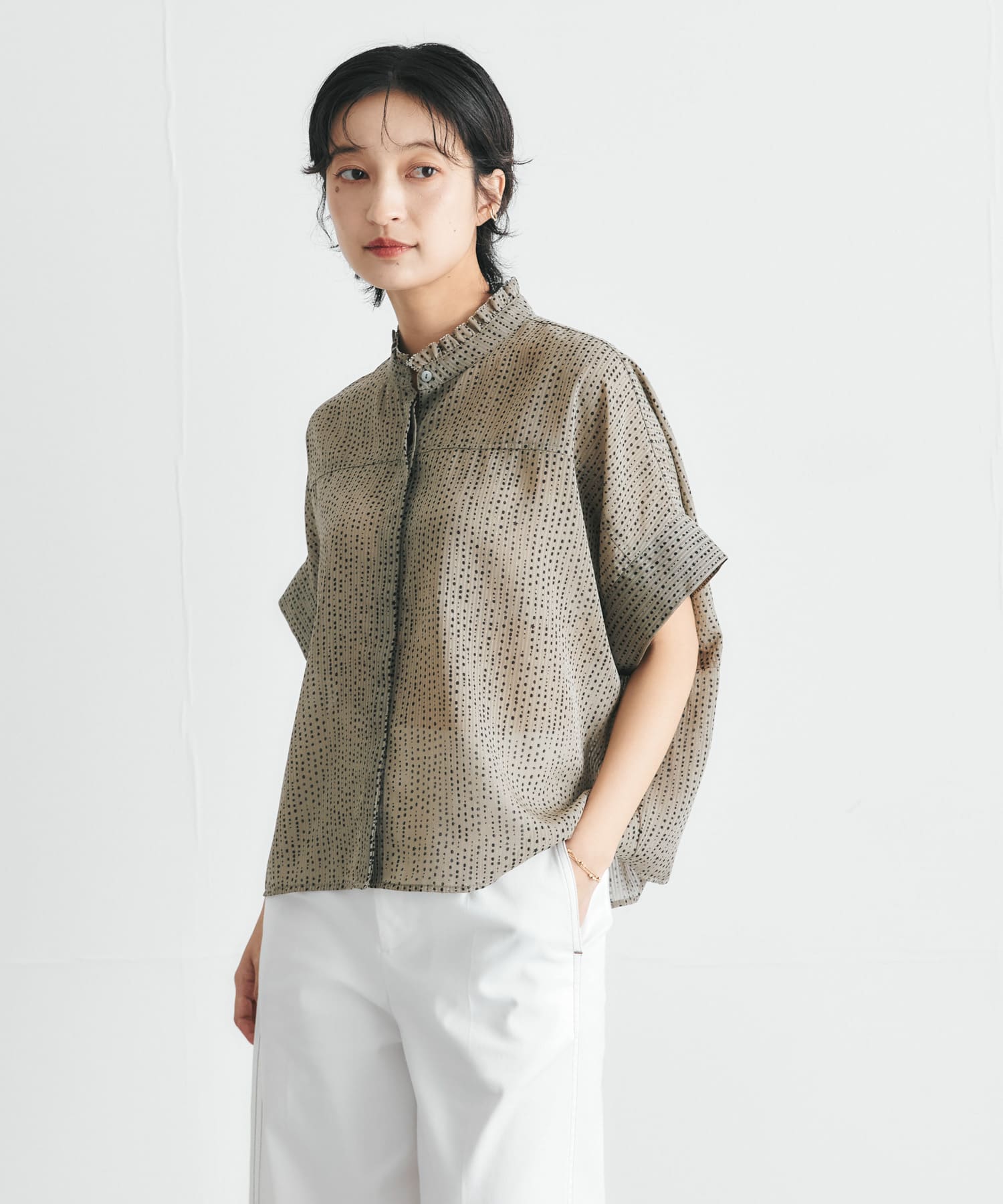 KHAKI DOT