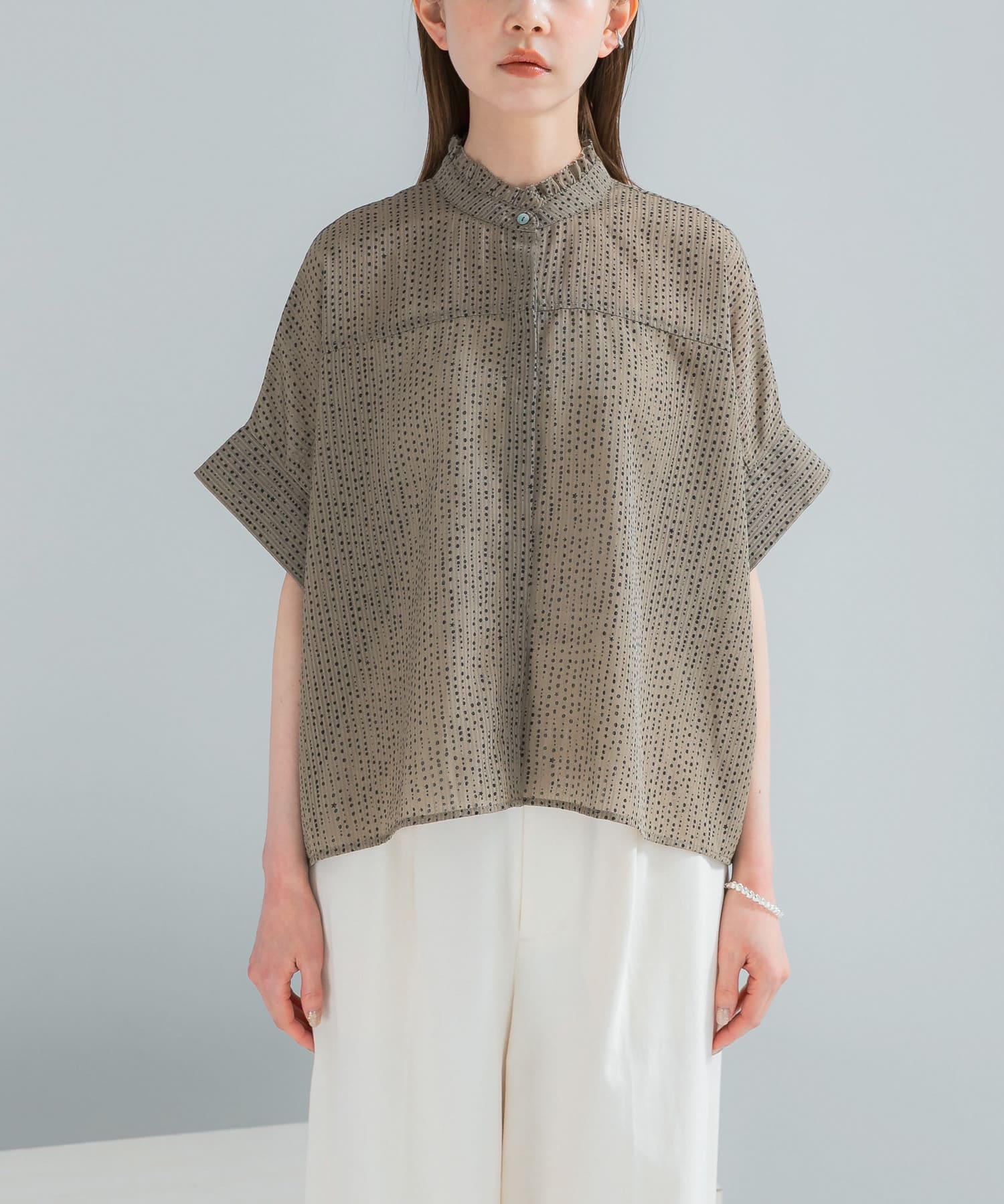 KHAKI DOT