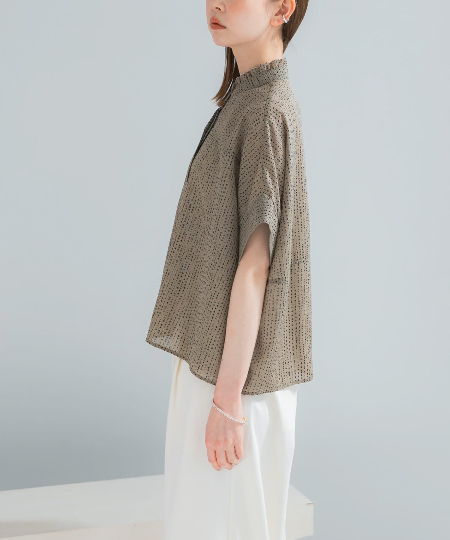 KHAKI DOT
