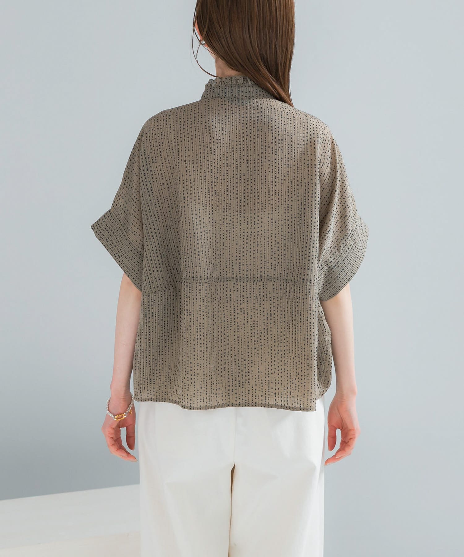 KHAKI DOT